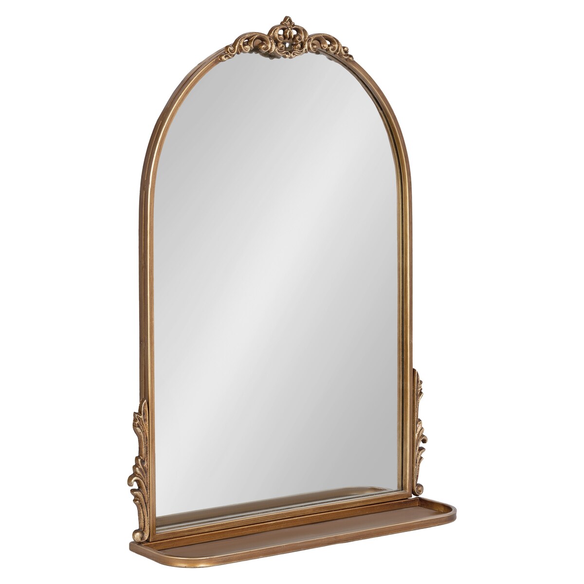 Kate and Laurel Myrcelle Arched Wall Mirror with Shelf