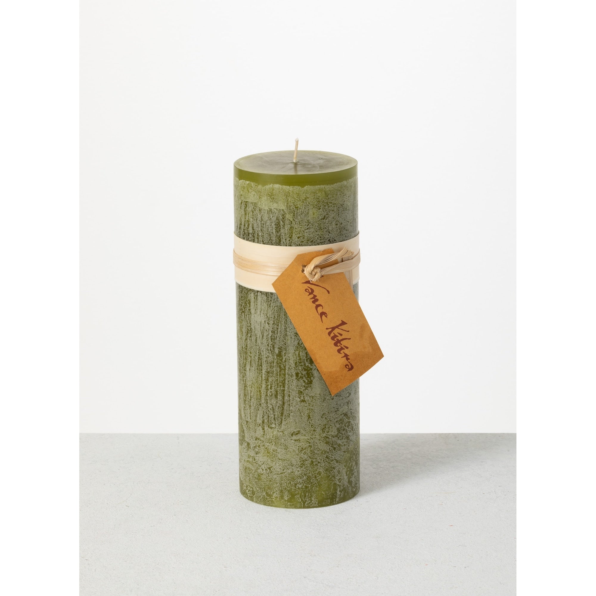 9 Vance Kitira Timber Pillar Candle