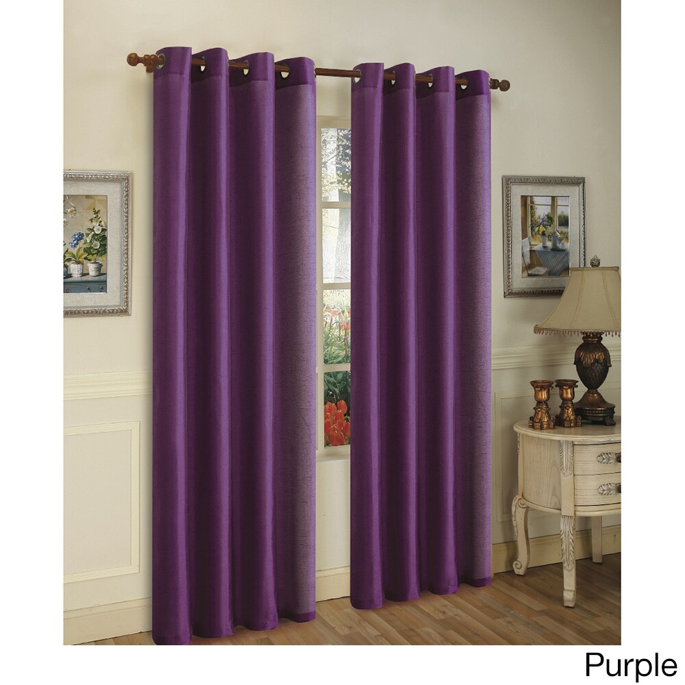 Grommet Top Window Curtain Panel Pair - 55 x 84