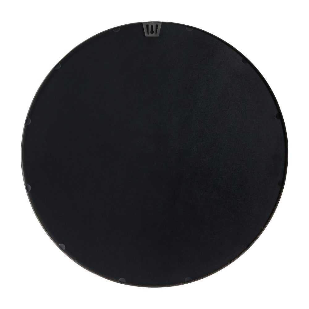 Wall Mount Shatterproof Round Accent Wall Mirror with Metal Frame