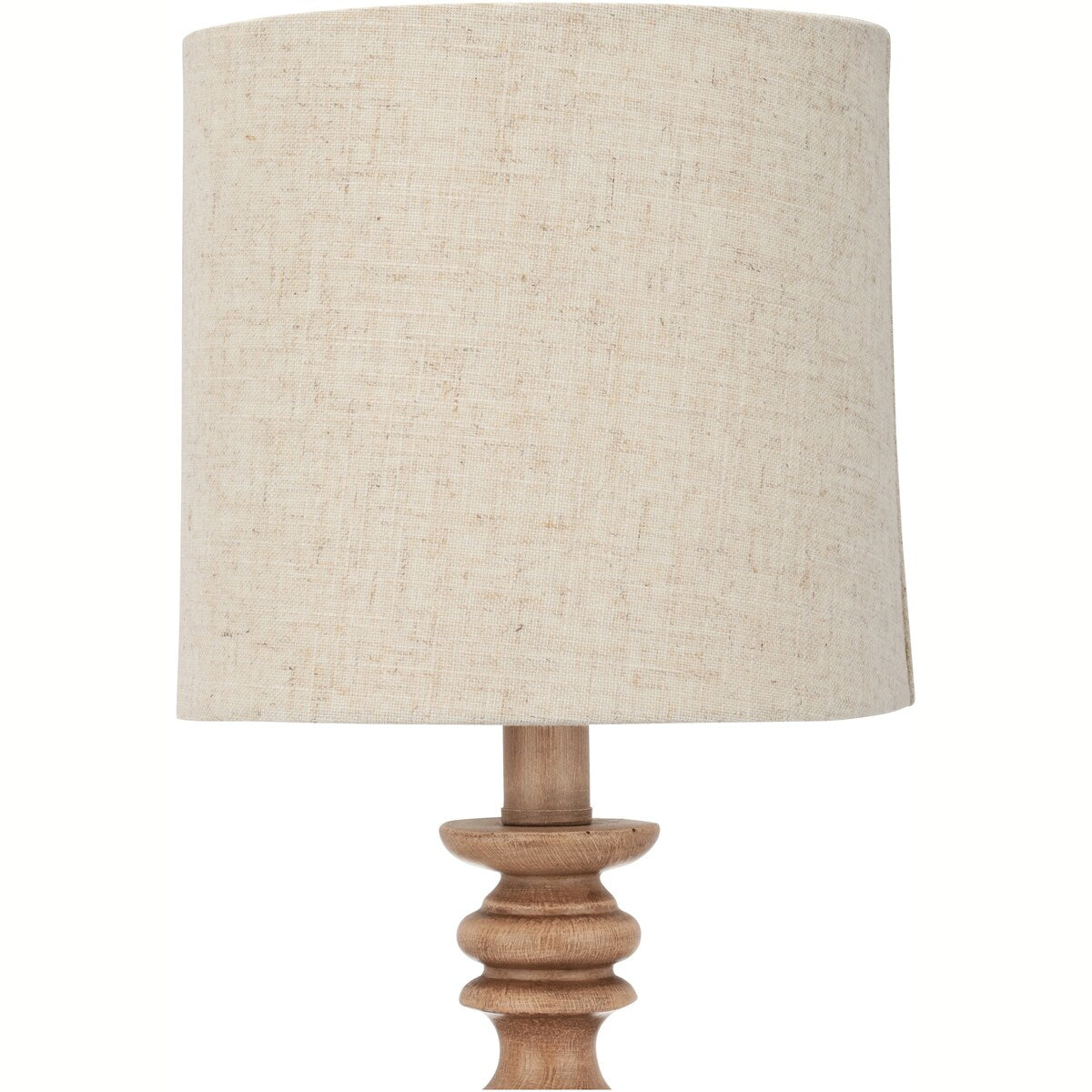 Mainstays Washed Wood Table Lamp, Brown