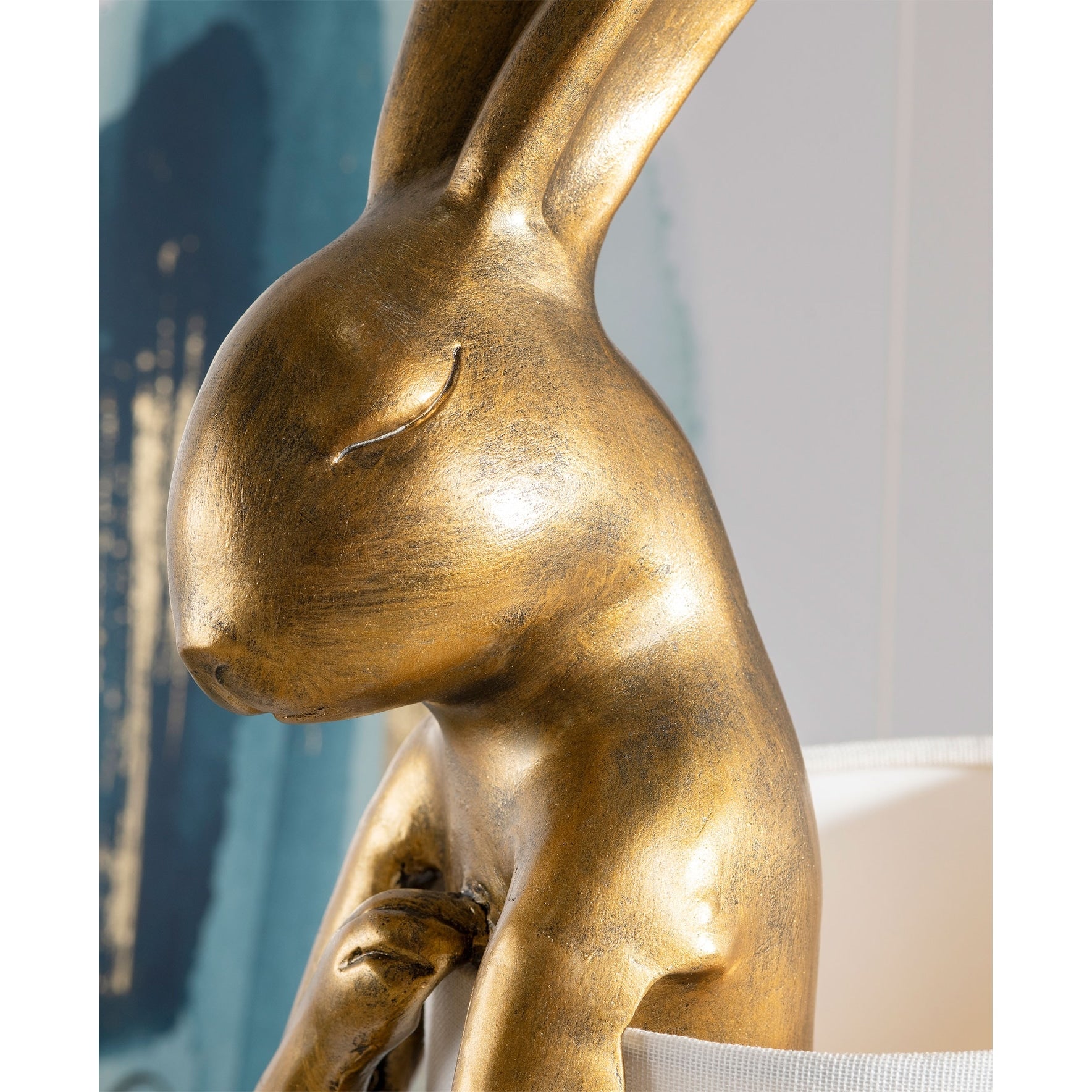 Chester Golden Hare Lamp - 9 x 9 x 26.50