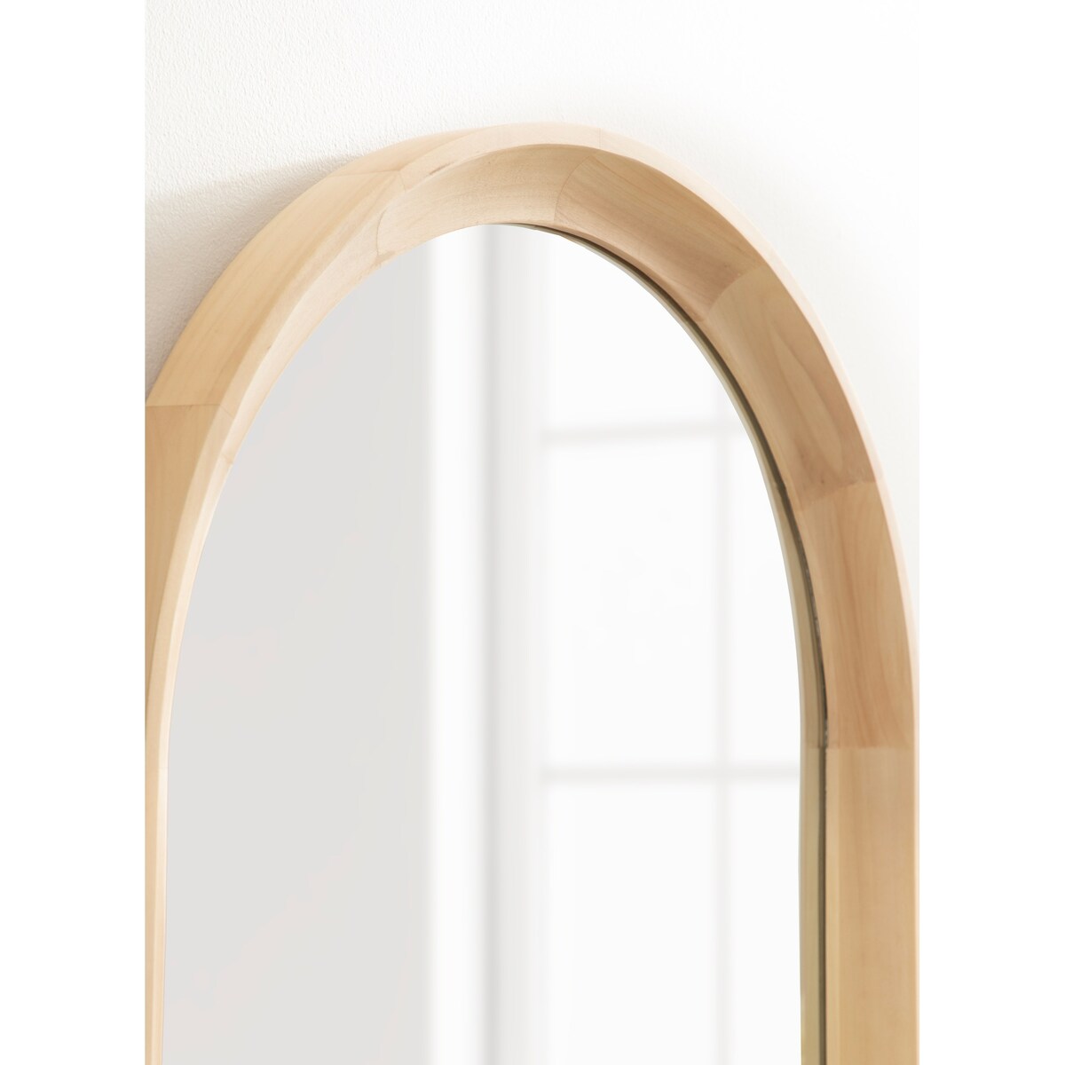 Kate and Laurel Hatherleigh Arch Wood Wall Mirror