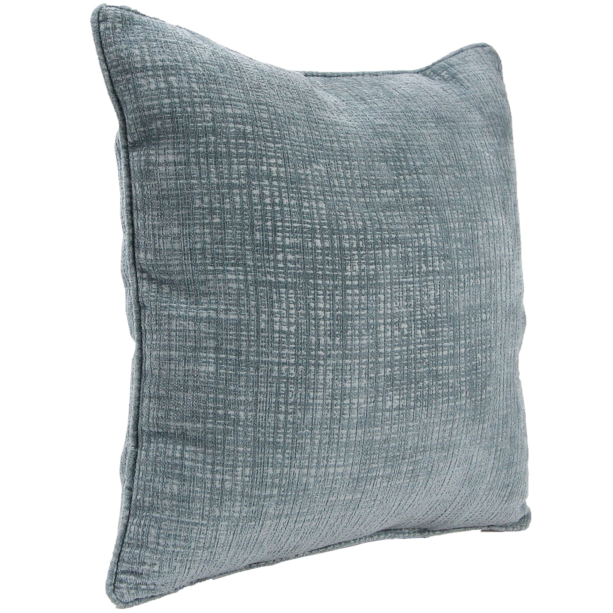 18 x 18 Hatched Solid Indoor Throw Pillow with Welt