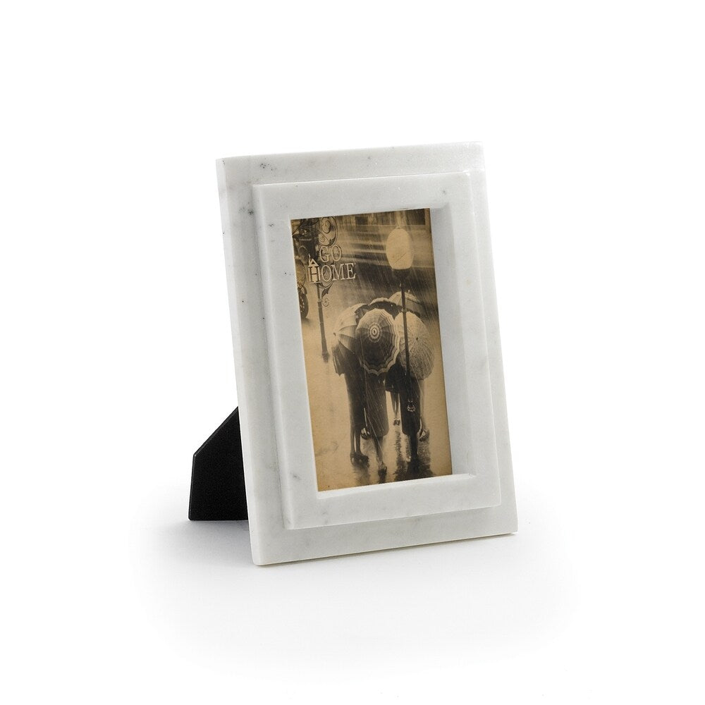 Natural 2-Layer Beveled Marble Picture Frame