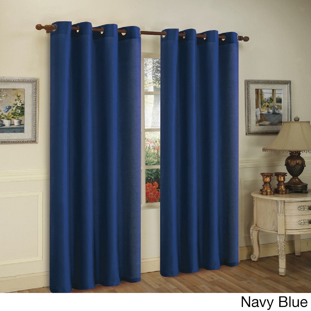 Grommet Top Window Curtain Panel Pair - 55 x 84