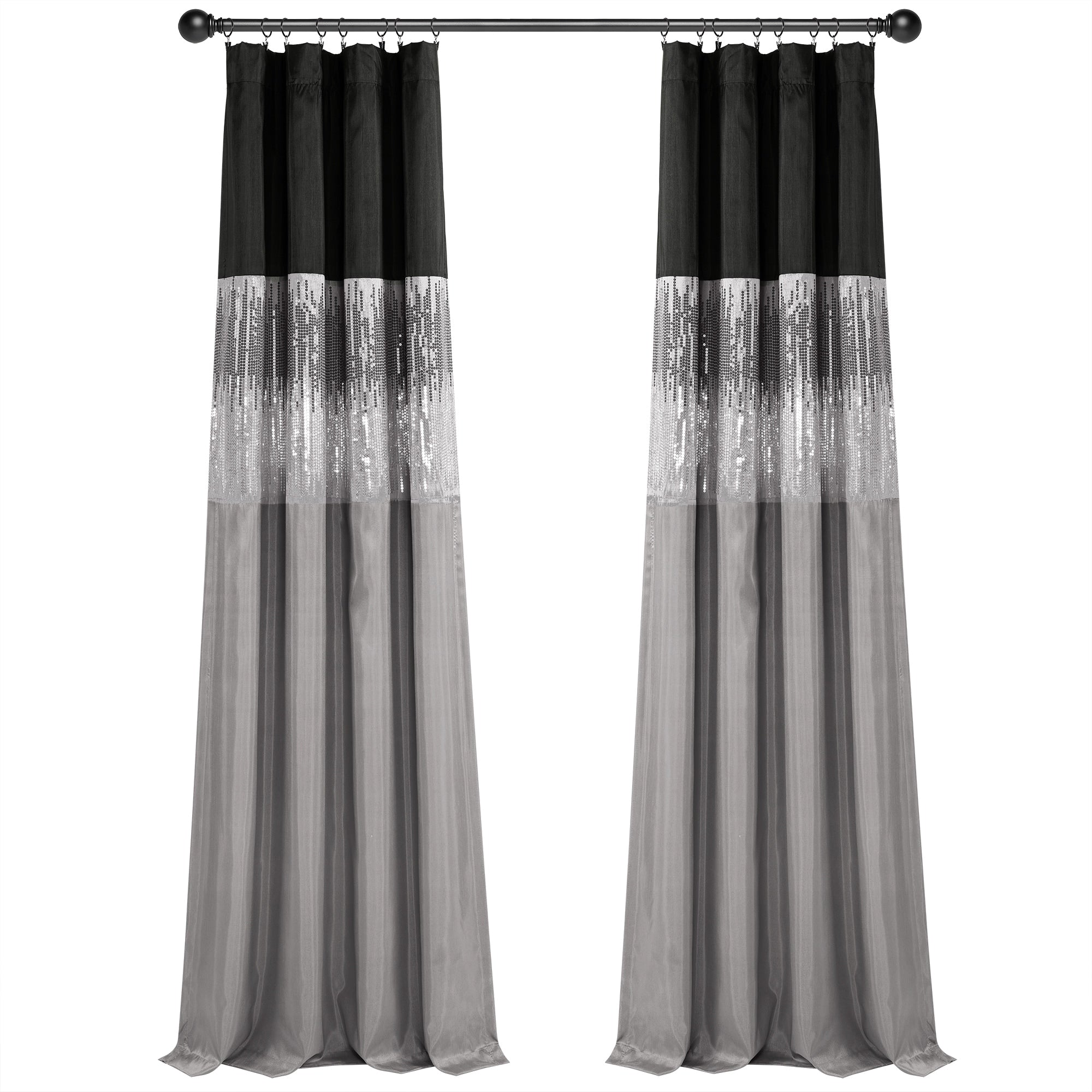 Lush Decor Night Sky 100 Percent Lined Blackout Window Curtain Panel Single