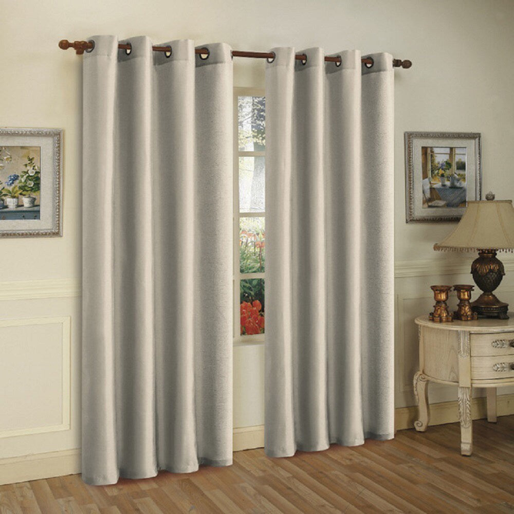 Grommet Top Window Curtain Panel Pair - 55 x 84