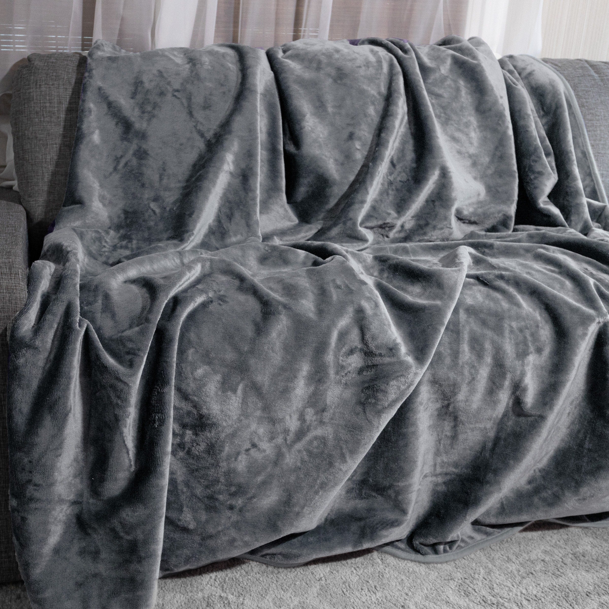 Waterproof Blanket - 80x80 King-Size Blanket by Lavish Home