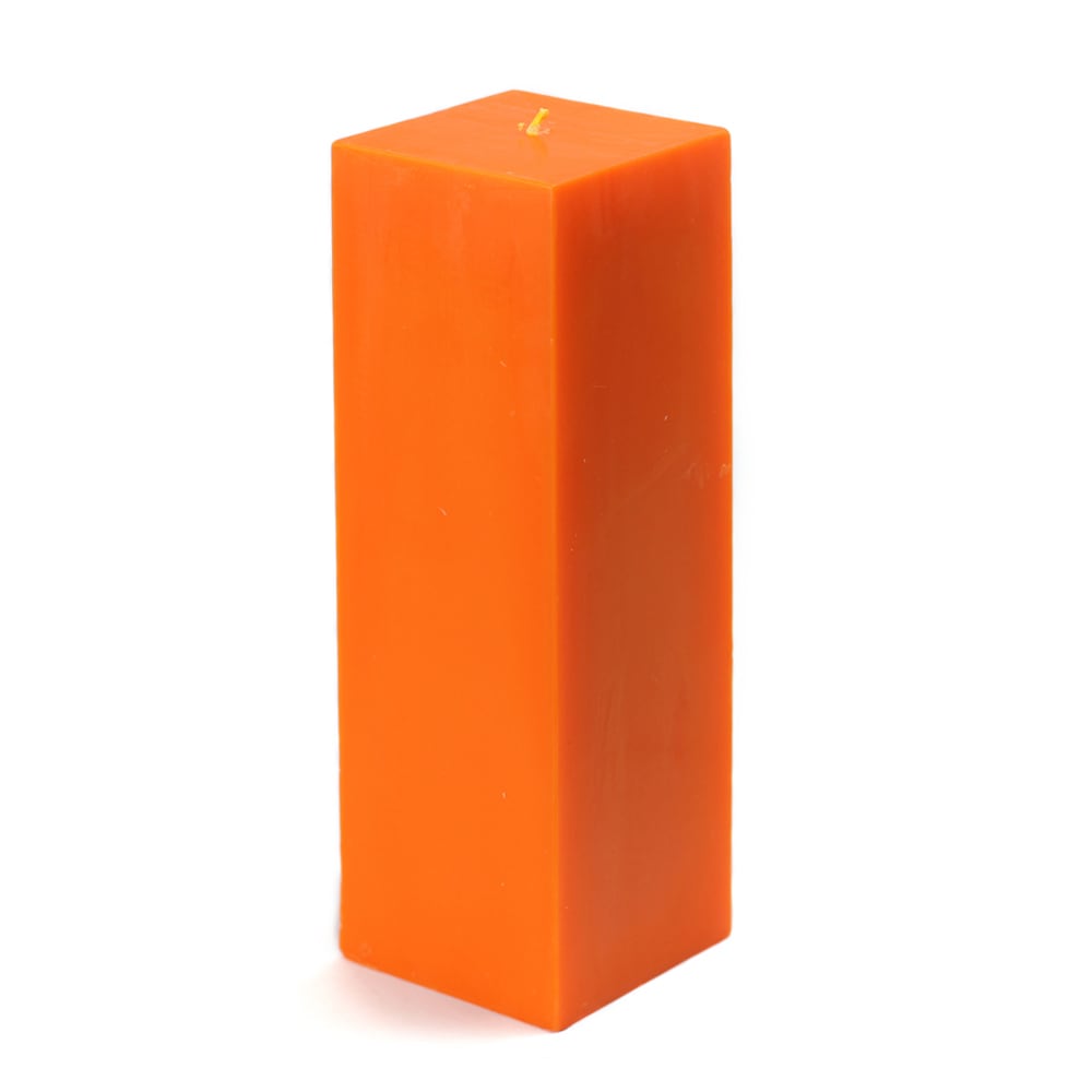 Pillar 3x9-inch Square Candles (Pack of 12)