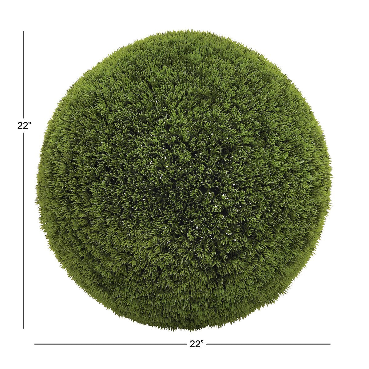 Faux Foliage Topiary Indoor Outdoor Artificial Foliage Ball - Green - CosmoLiving by Cosmopolitan