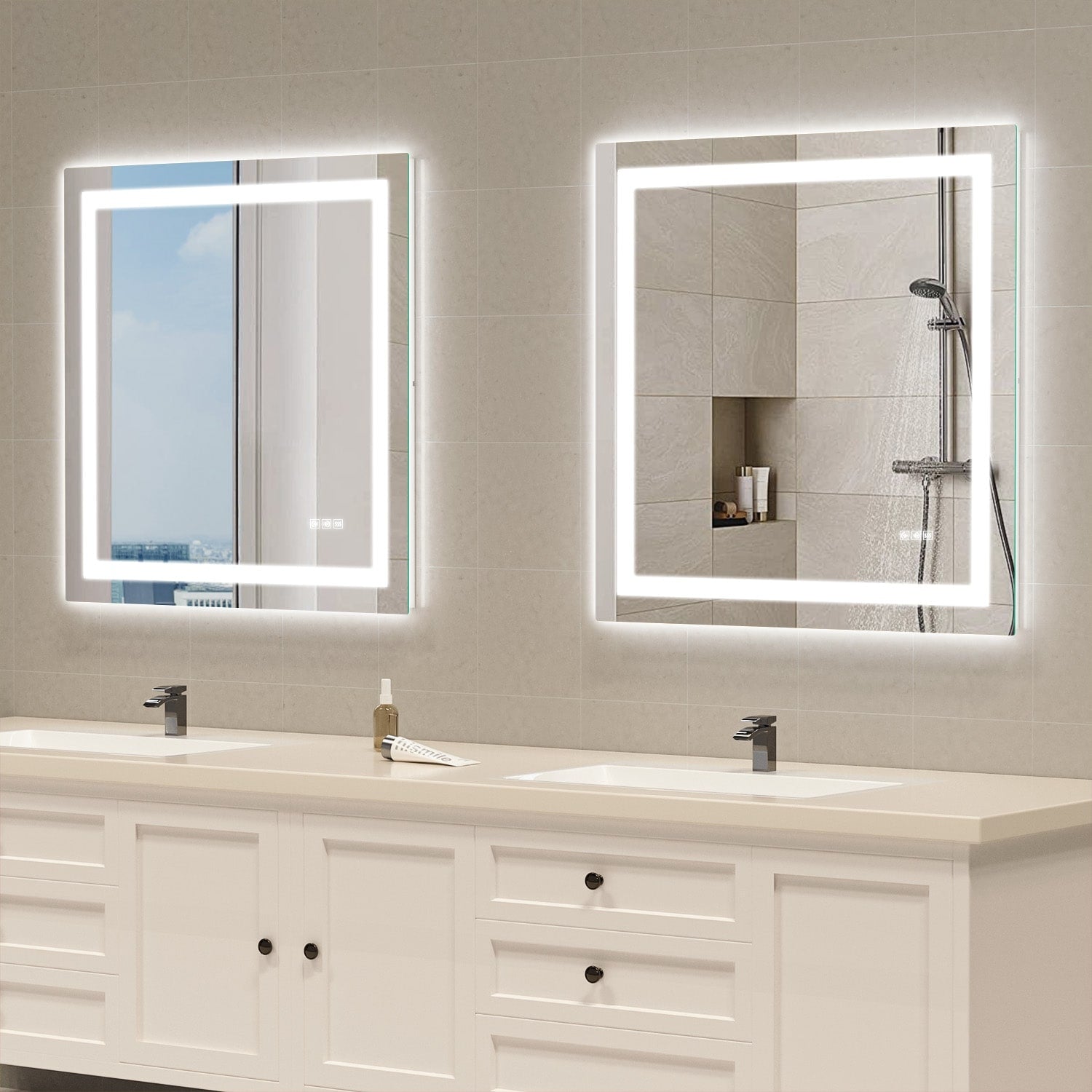 LED Mirror Backlit Front Lighted Bathroom Vanity Mirror