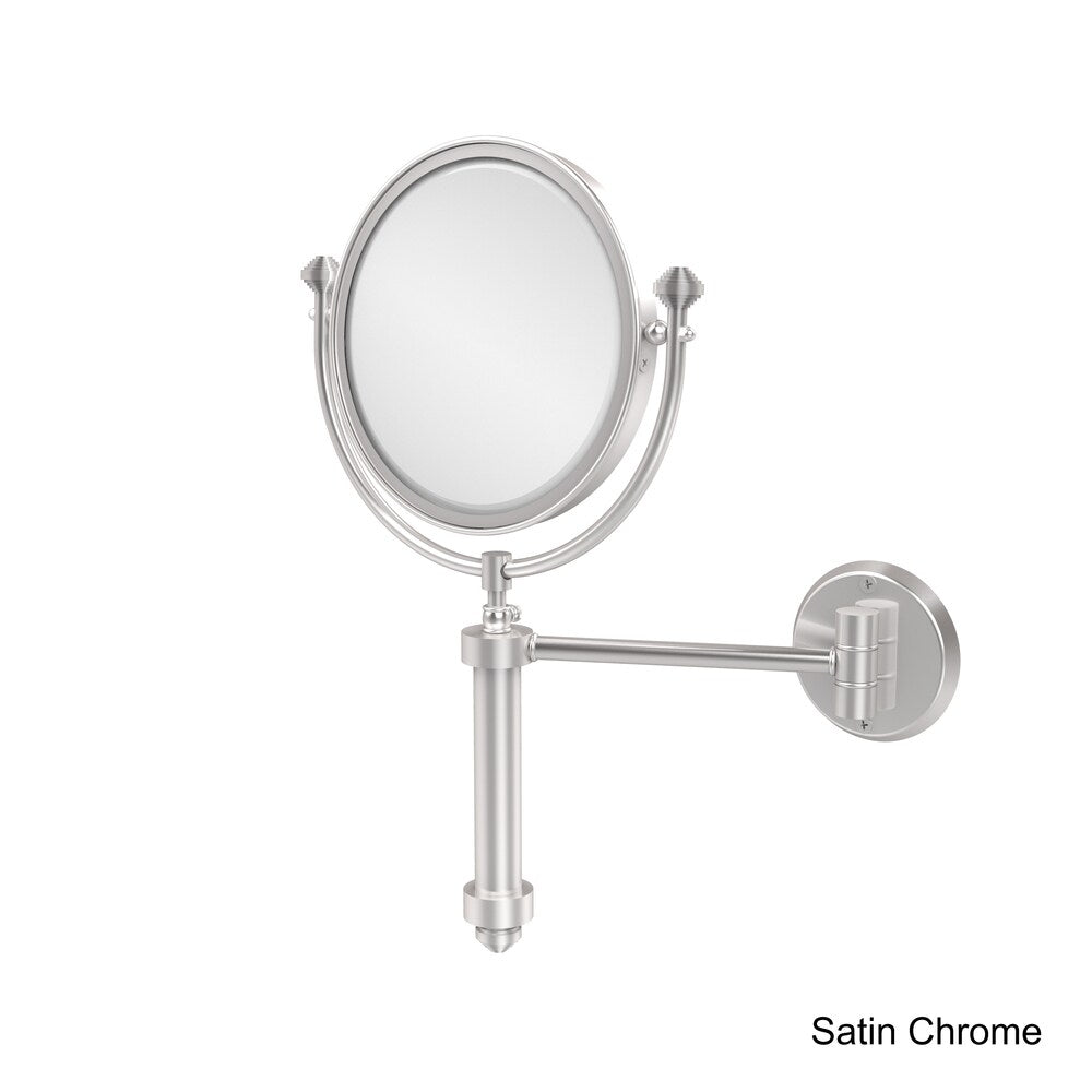 Allied Brass Southbeach Collection Wall-mounted Makeup Mirror with 8-inch Diameter and 3X Magnification