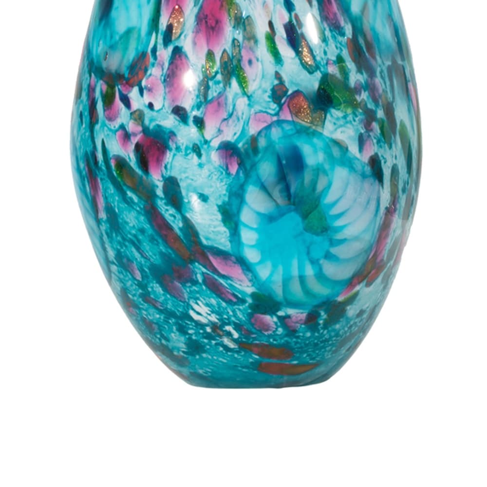 Leona Hand Blown Art Glass Vase