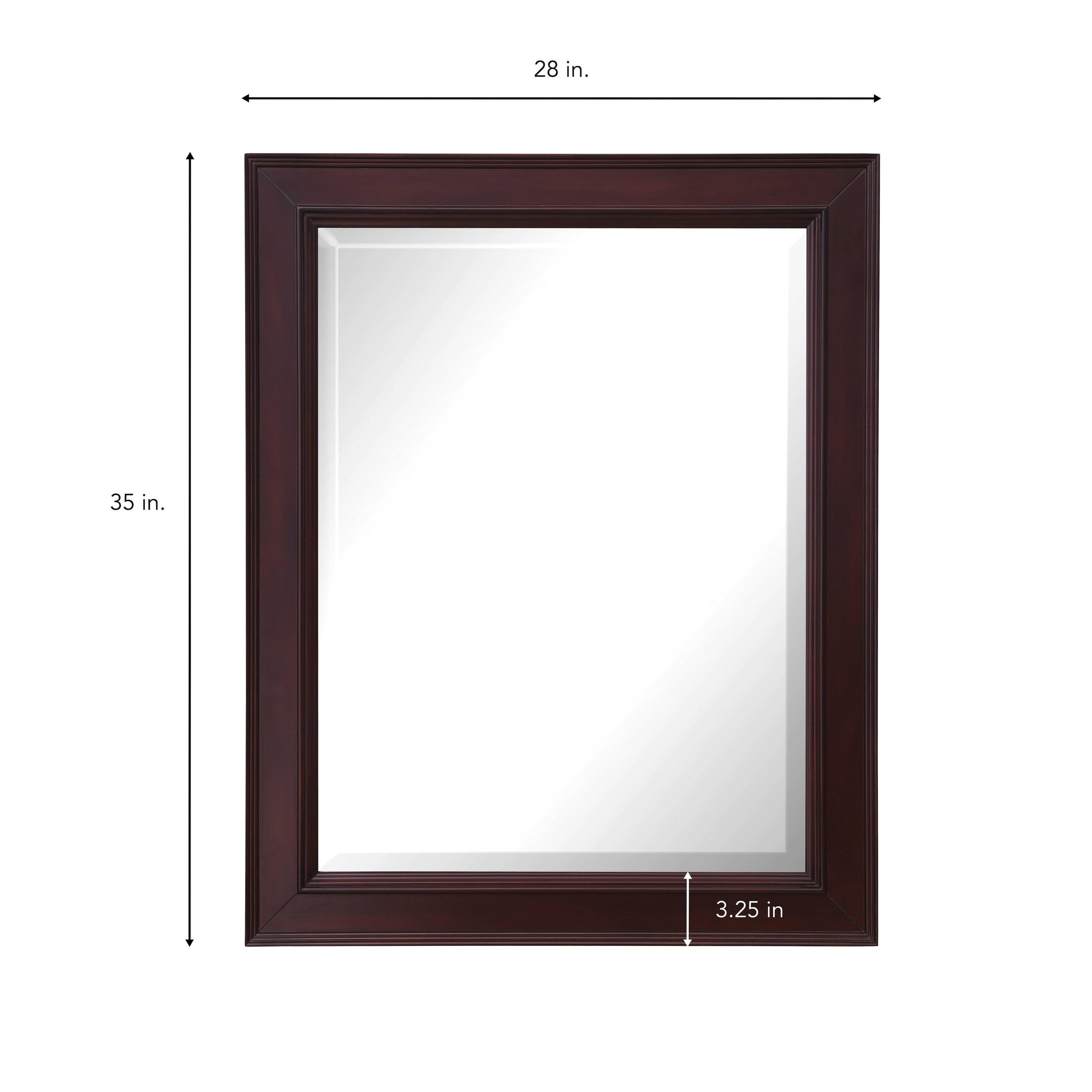 KitchenBathCollection Napa 28-inch Wall Mirror