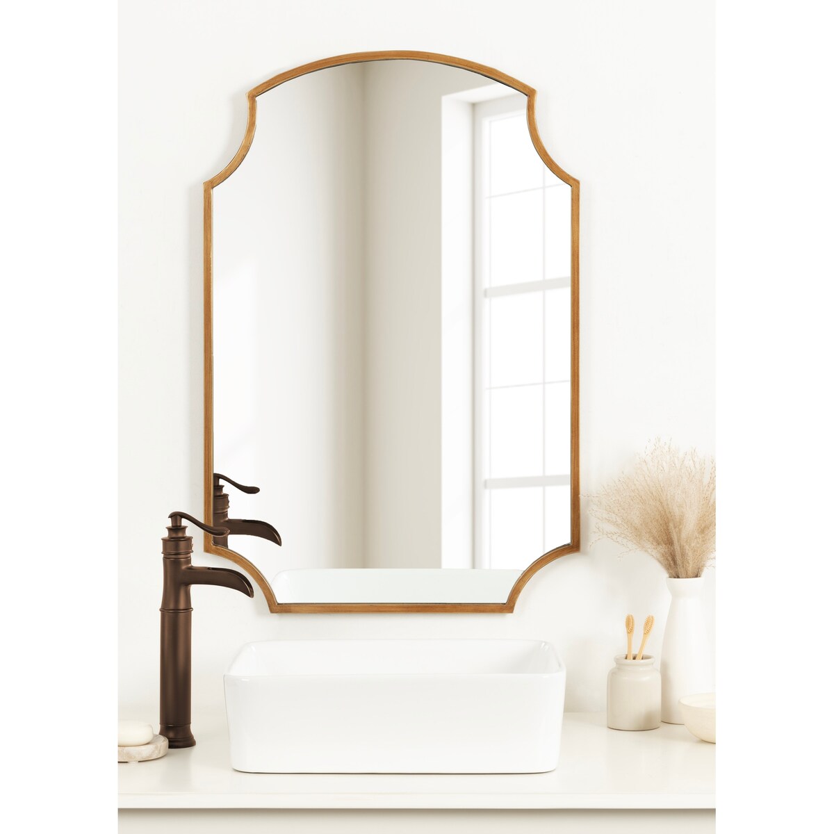 Kate and Laurel Carlow Framed Wall Mirror