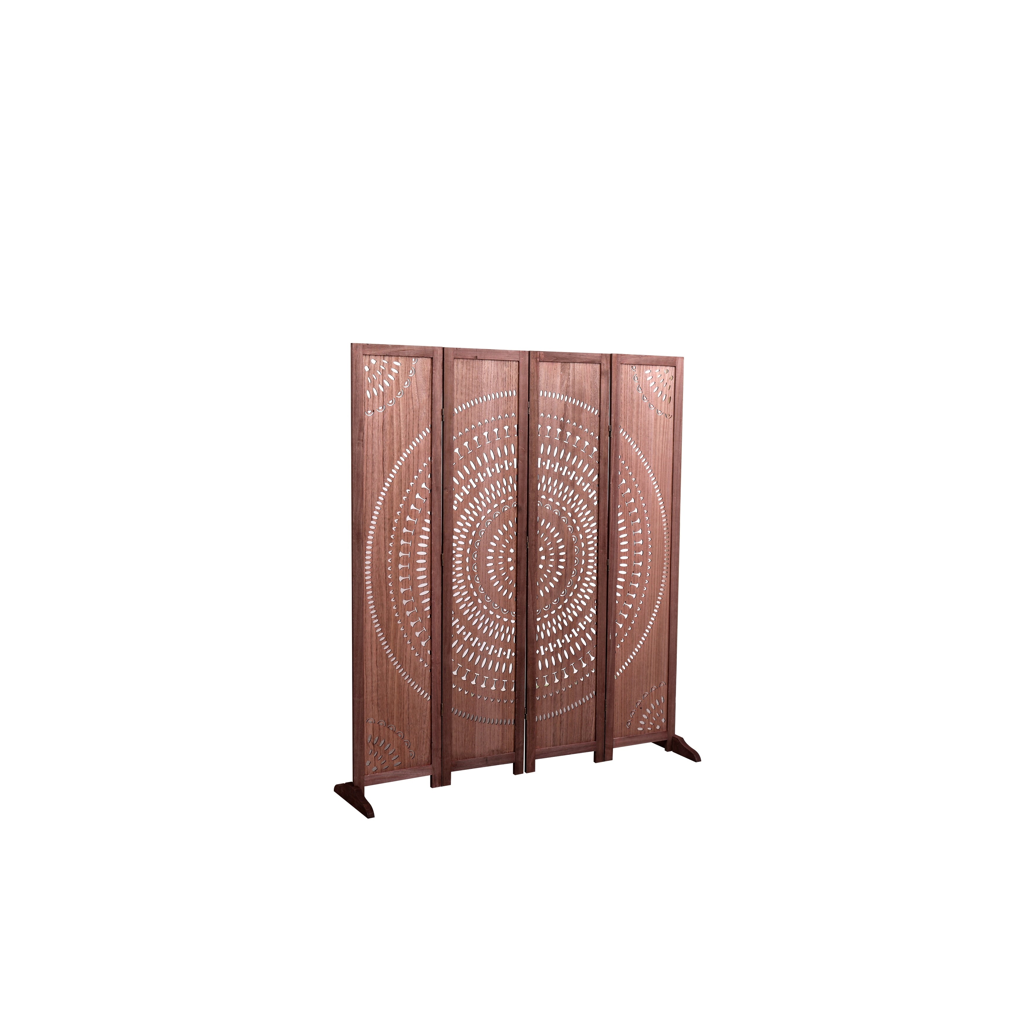 65'' H Solid Wood Folding Room Divider