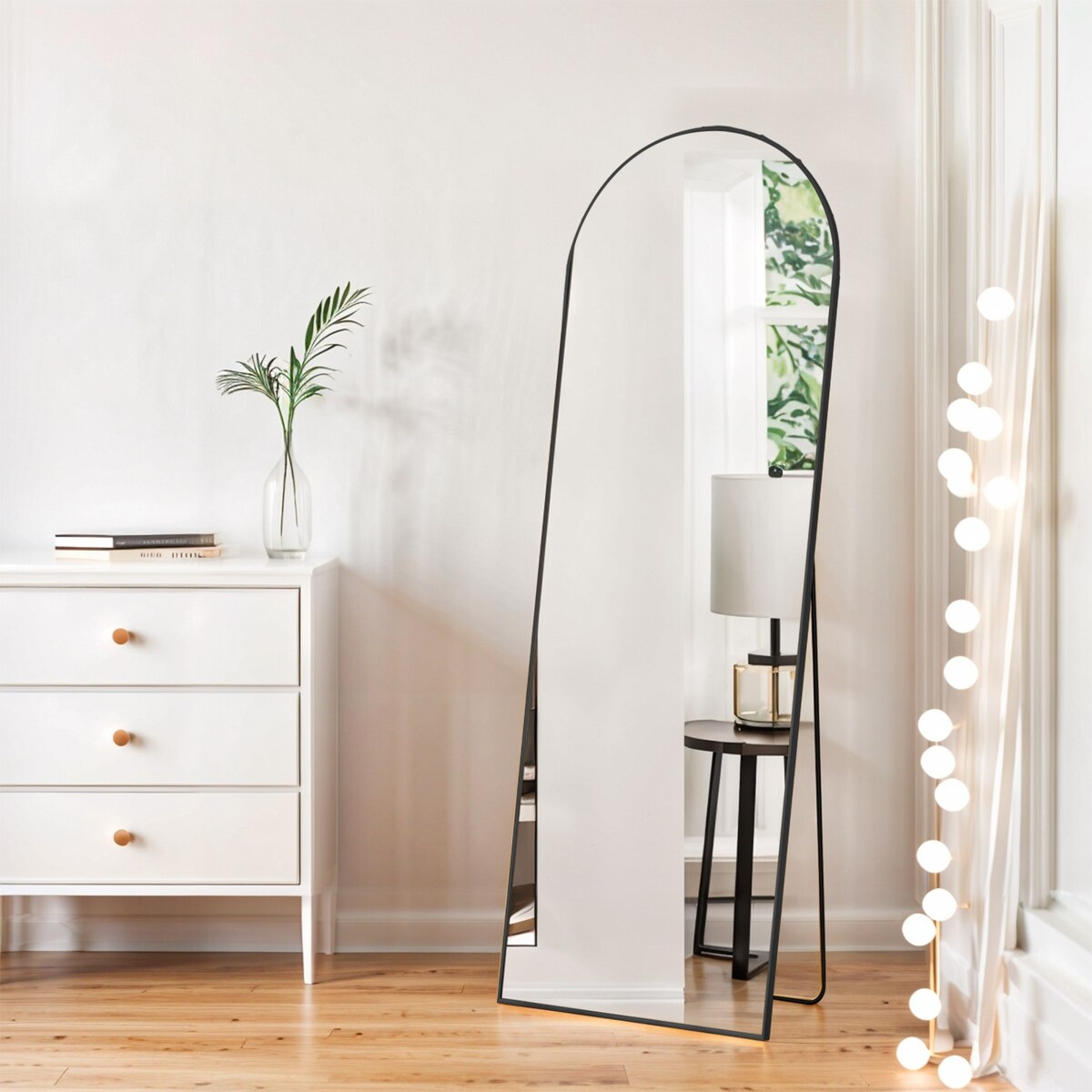 Mirror Full Length Body Wall Mirrors with Shatter-Proof Glass, Floor Standing for Bedroom Cloakroom