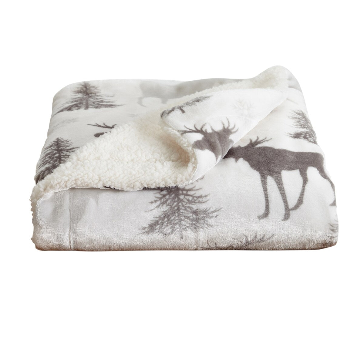 Luxurious Velvet Plush Fleece Reversible Sherpa Bed Blanket