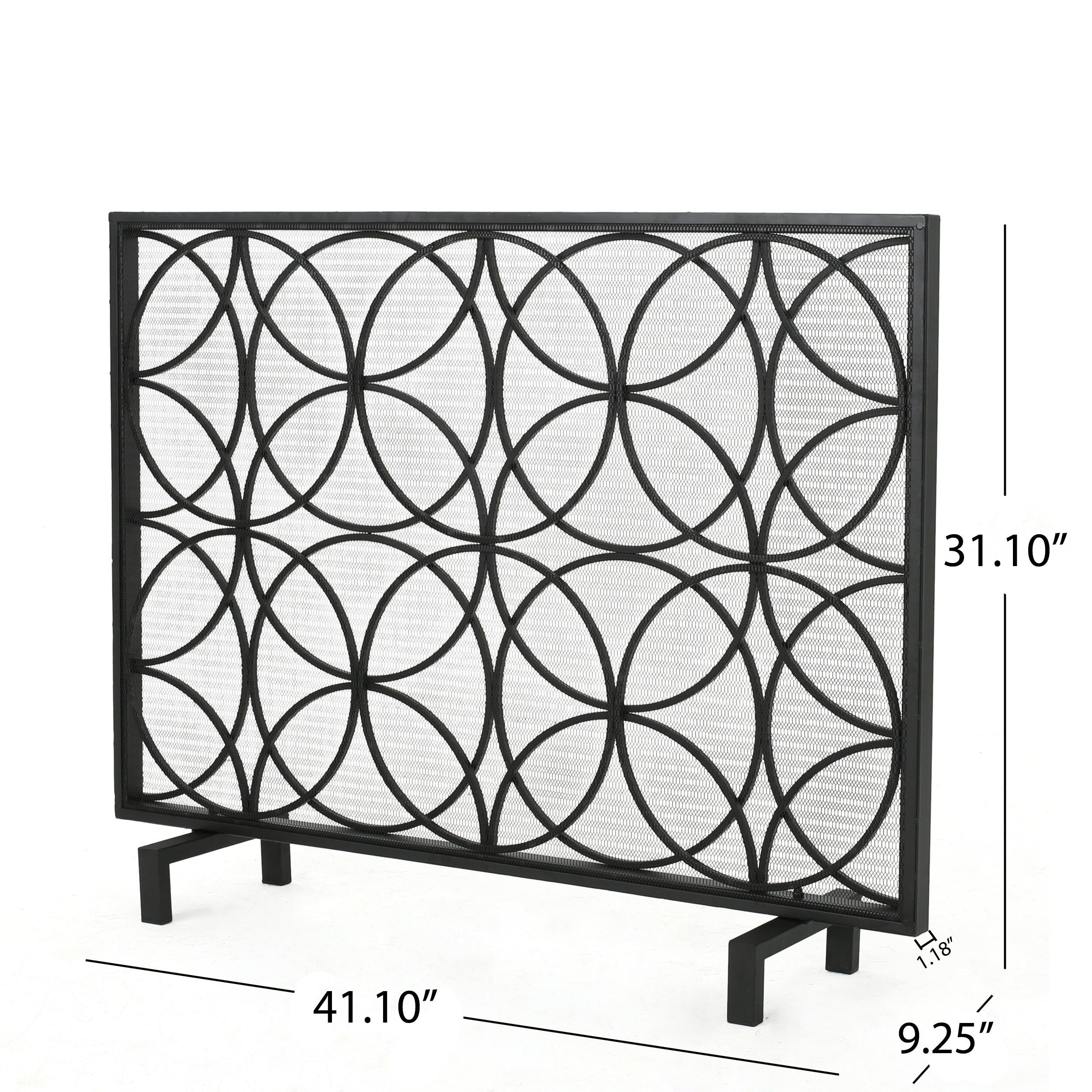 Valeno Single Panel Fireplace Screen by Christopher Knight Home