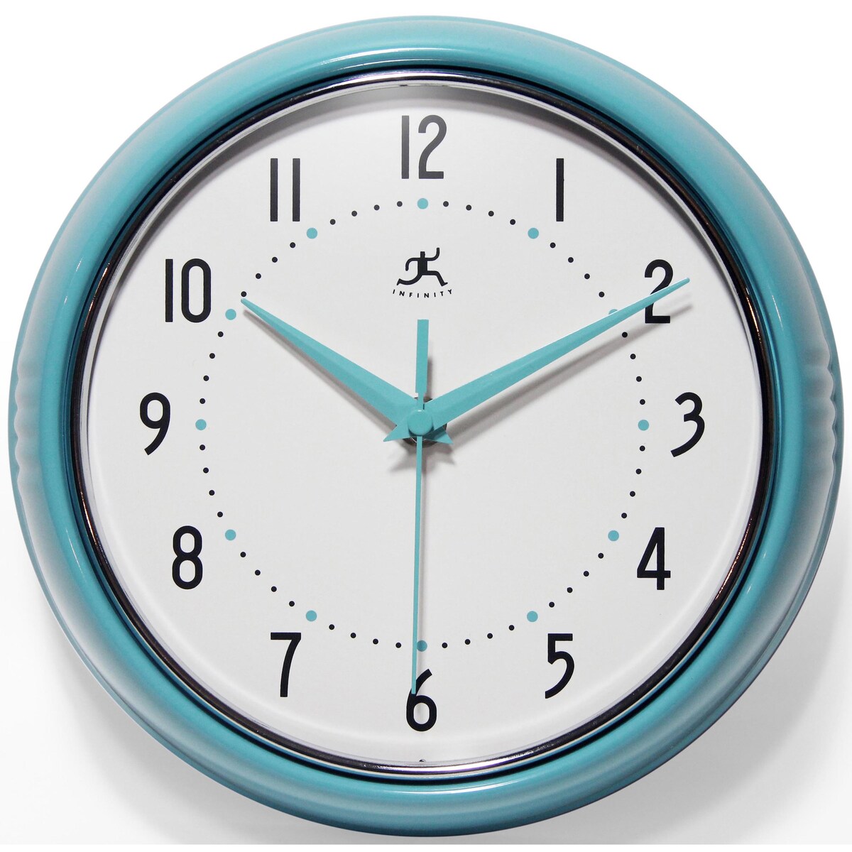 Round Retro Kitchen Wall Clock by Infinity Instruments