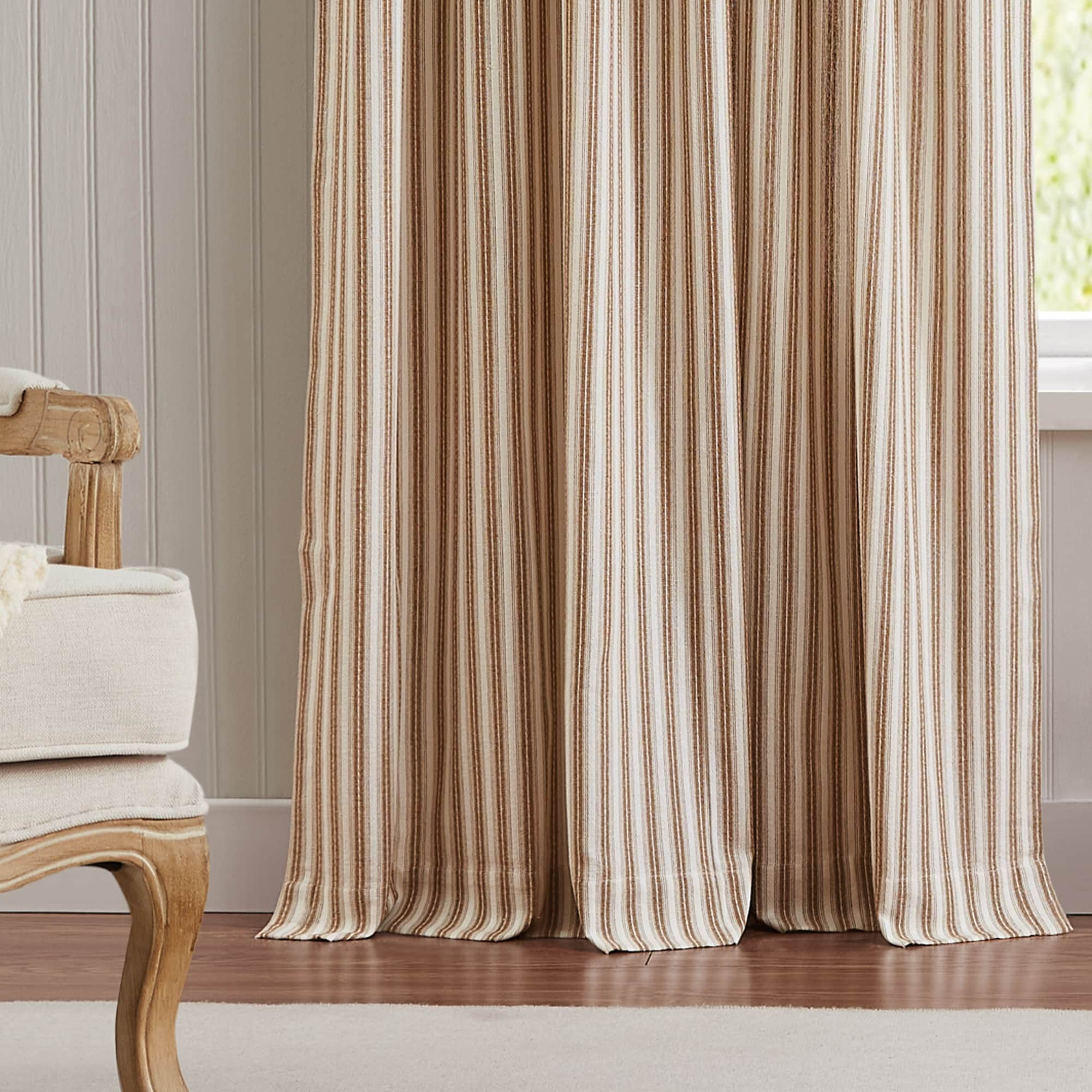 G.H. Bass & Co. Peak Stripe Curtain Panel Pair