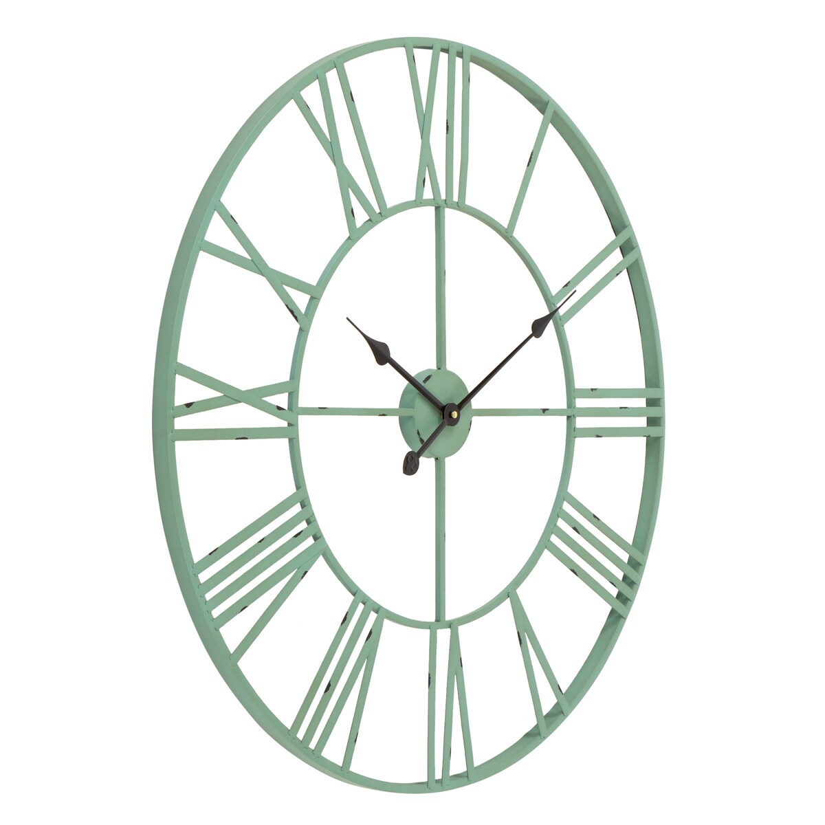 Solange Round Metal Wall Clock