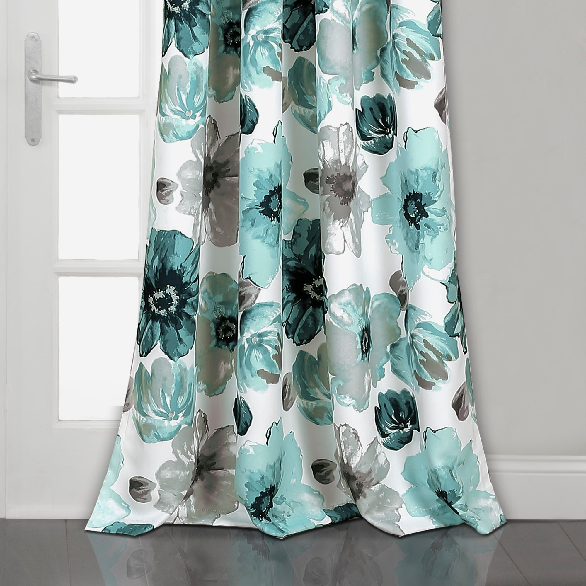 Lush Decor Leah Room Darkening Curtain Panel Pair