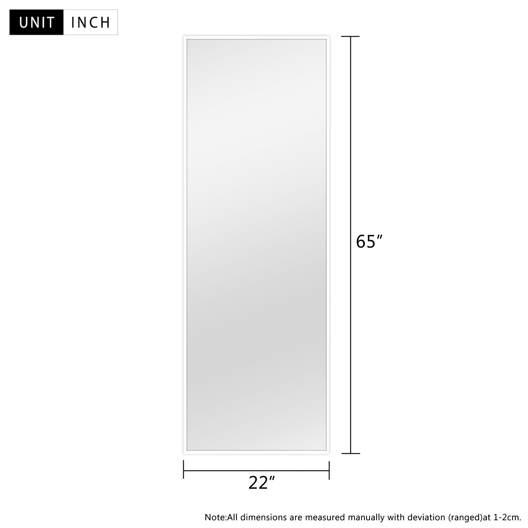 Aluminum Alloy Full Length Floor Mirror