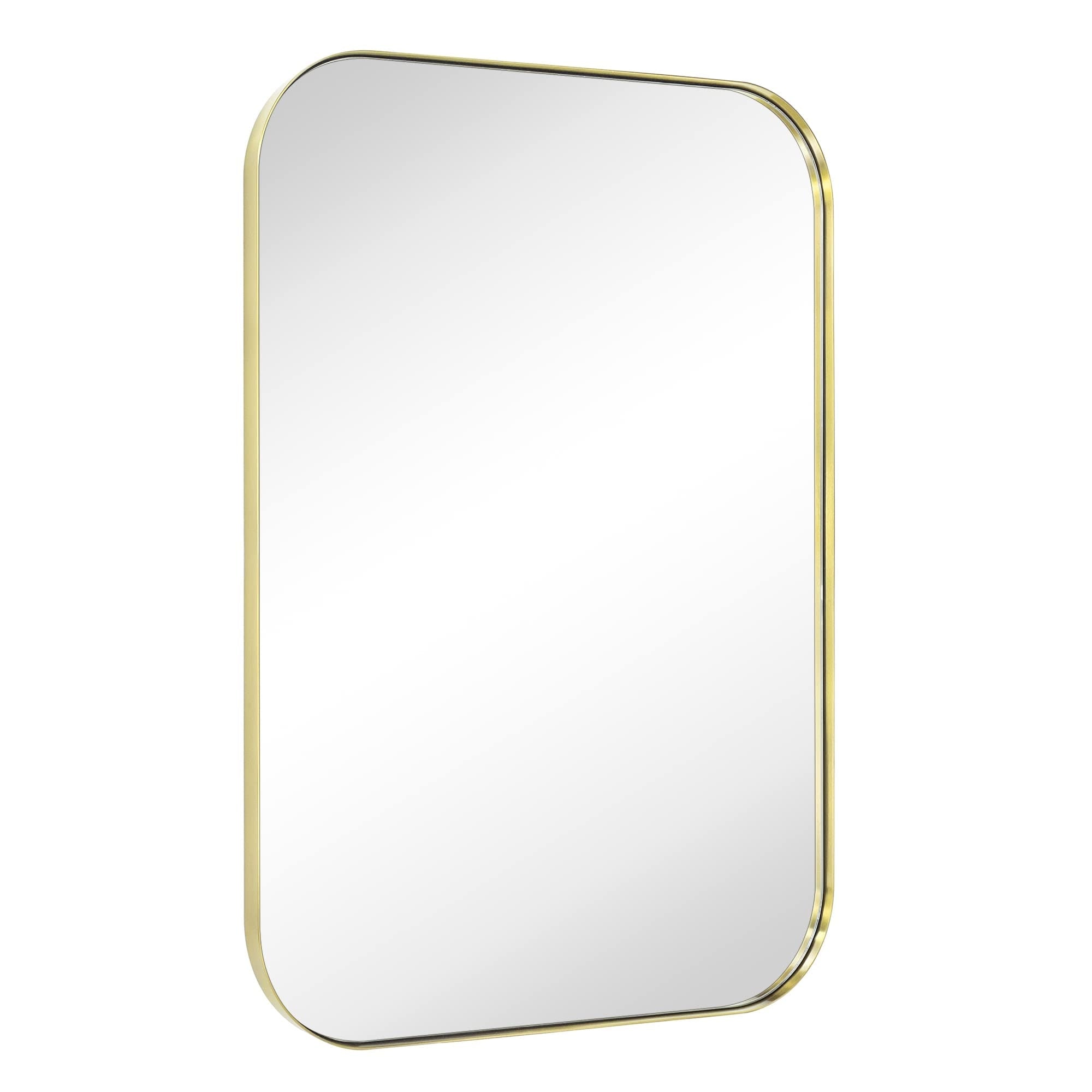 TEHOME Mid-Century Modern Chic Metal Rounded Wall Mirrors