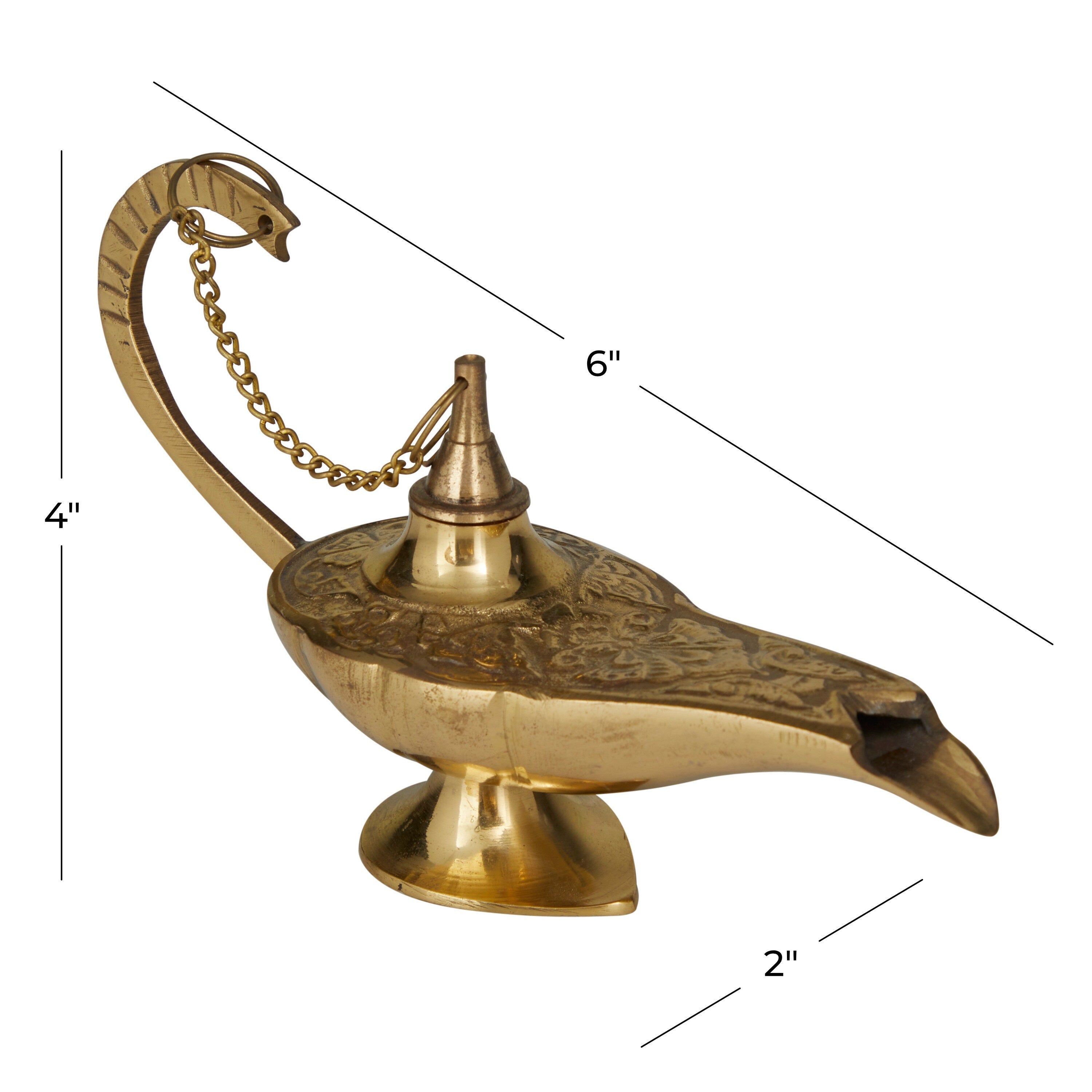 Brass Metal Aladdin Lamp