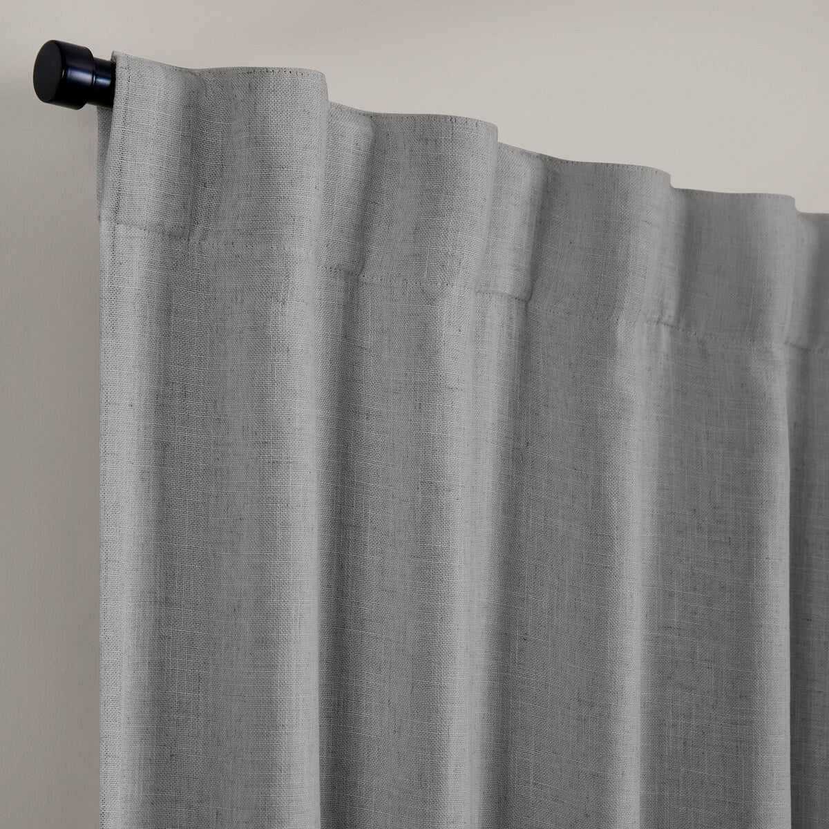 Harrow Solid Texture Blackout Window Single Curtain Panel