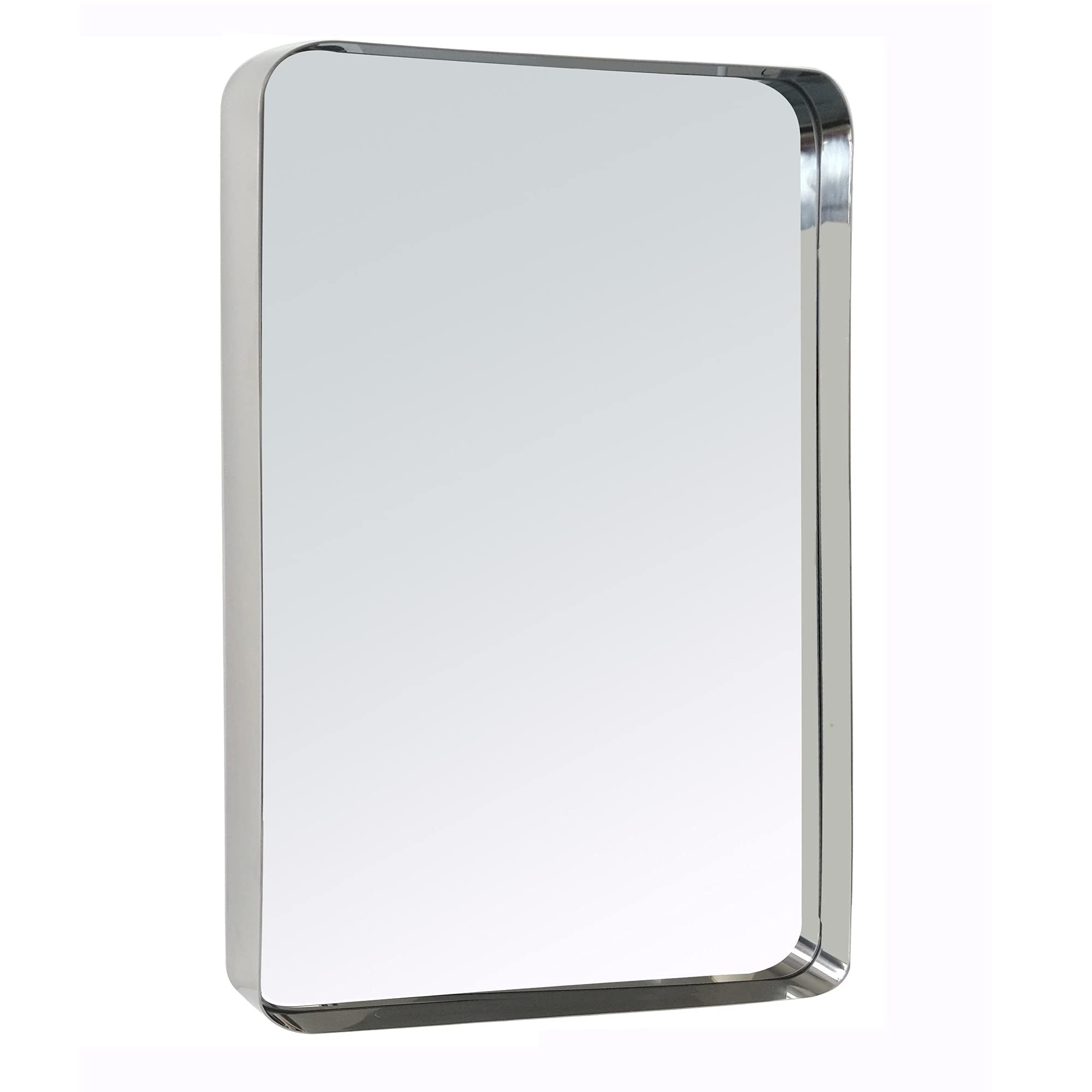 TEHOME Arthers Stainless Steel Metal Bathroom Vanity Wall Mirror