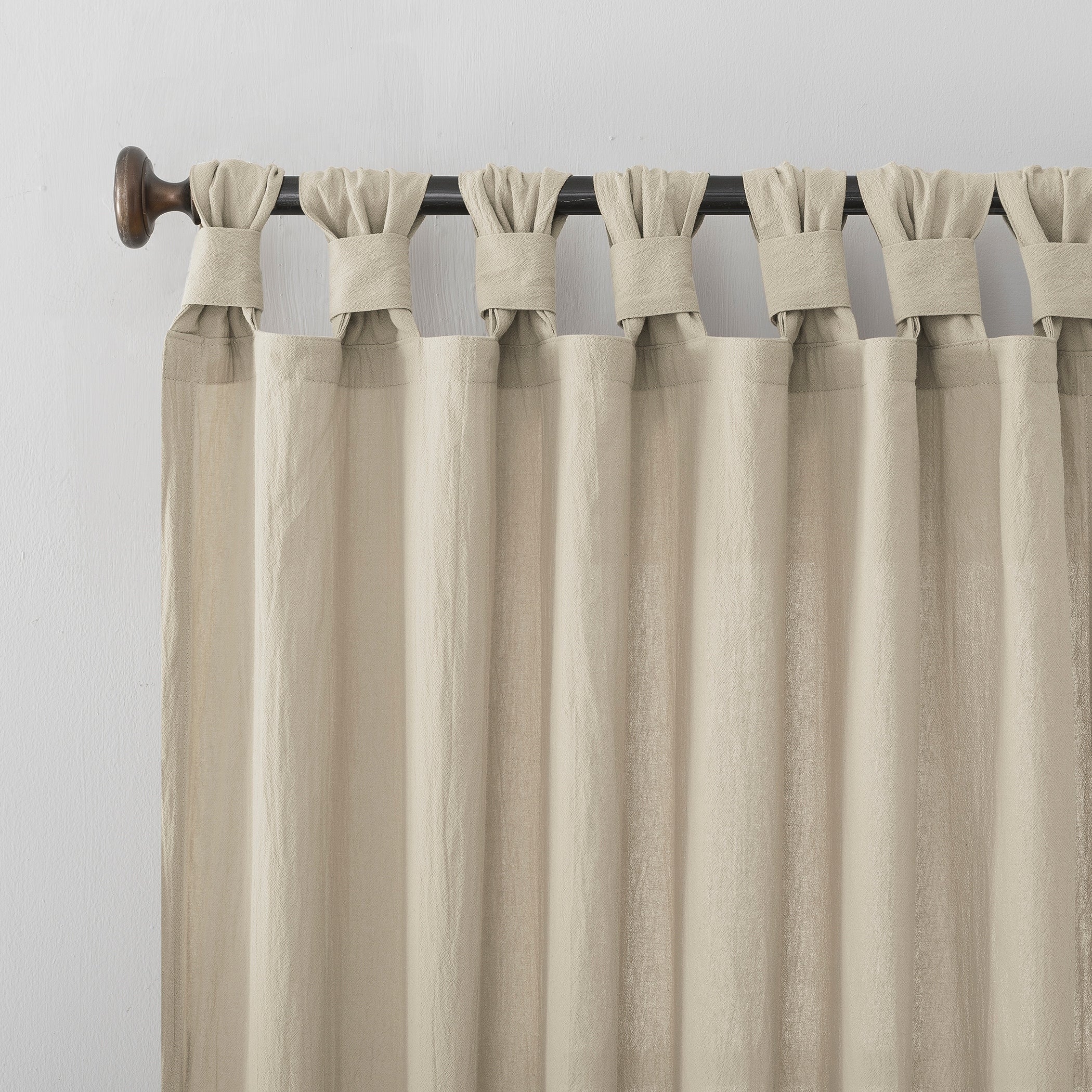 Archaeo Washed Cotton Twist Tab Curtain, Single Panel