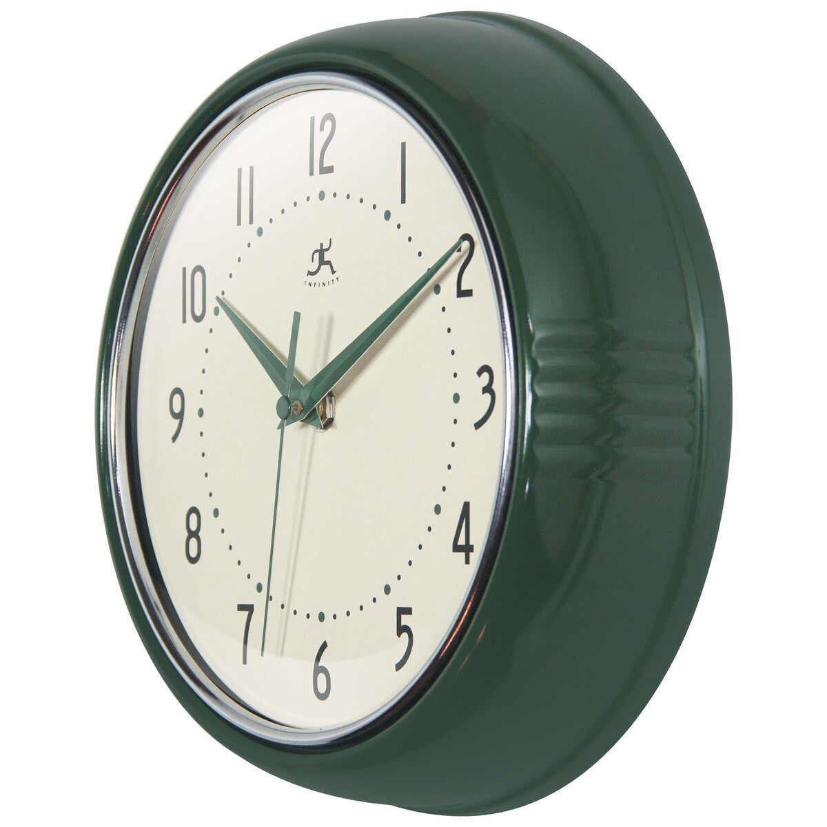 Round Retro Kitchen Wall Clock by Infinity Instruments