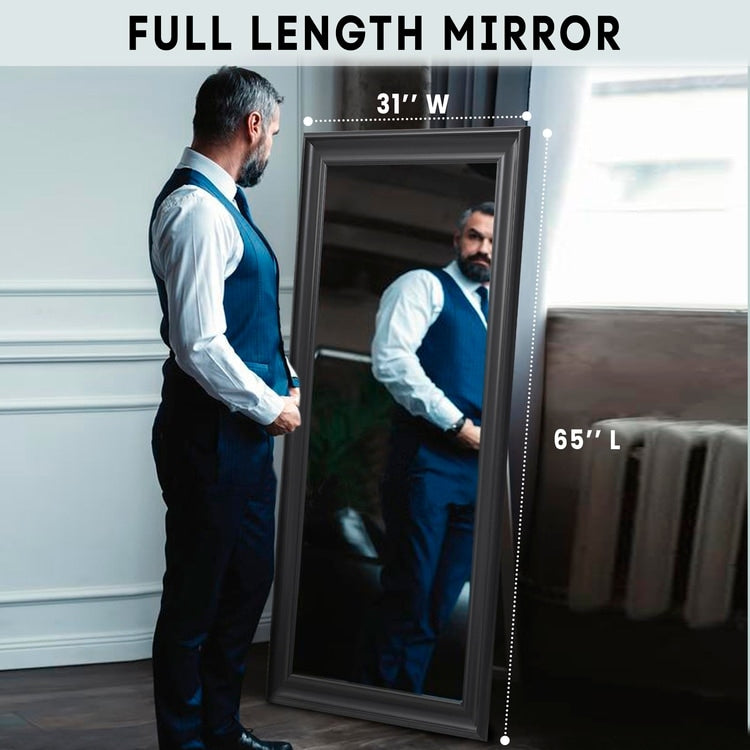 Framed Floor Mirror Full Length Mirror Standing Mirror Large Rectangle Full Body Mirror Long Mirrors