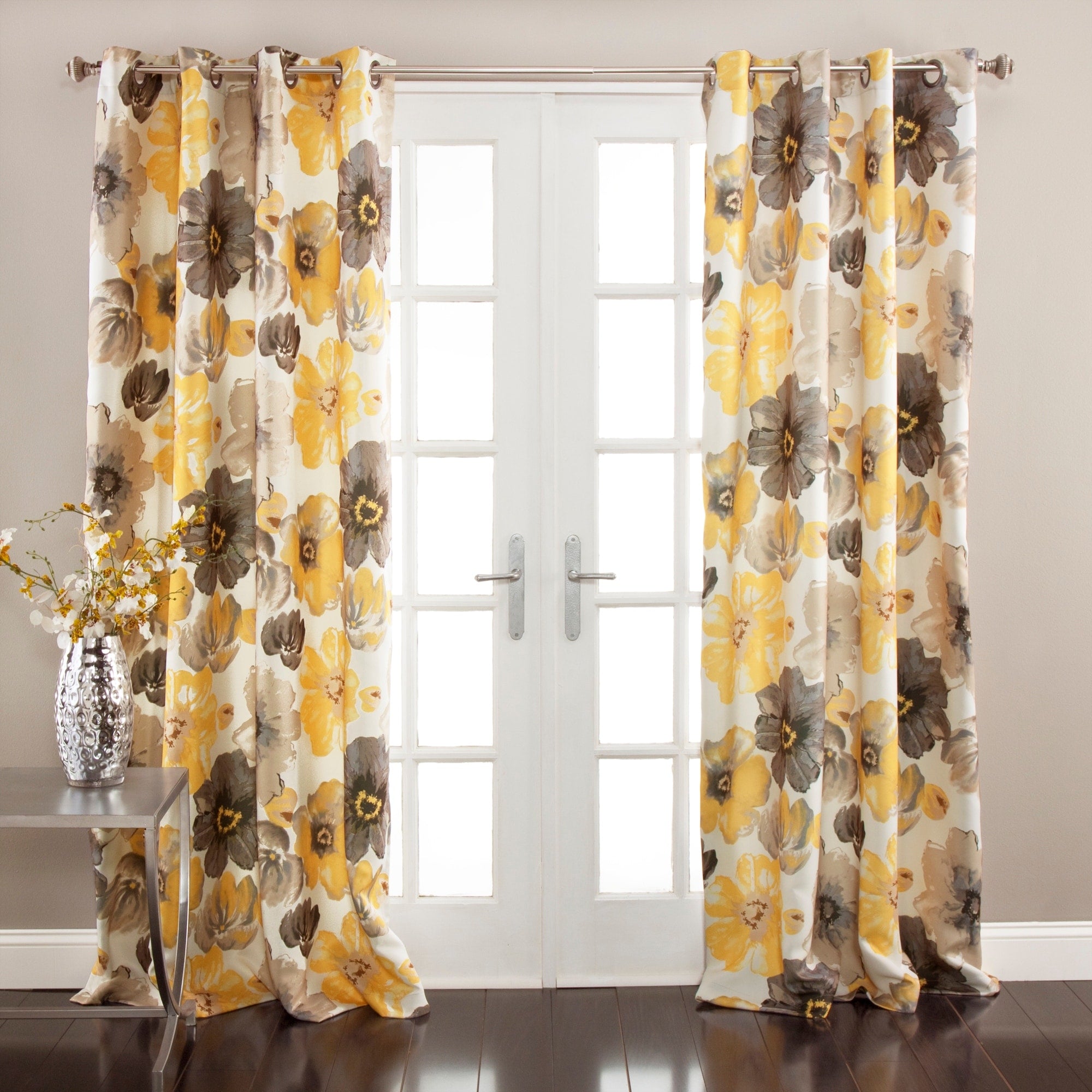 Lush Decor Leah Room Darkening Curtain Panel Pair