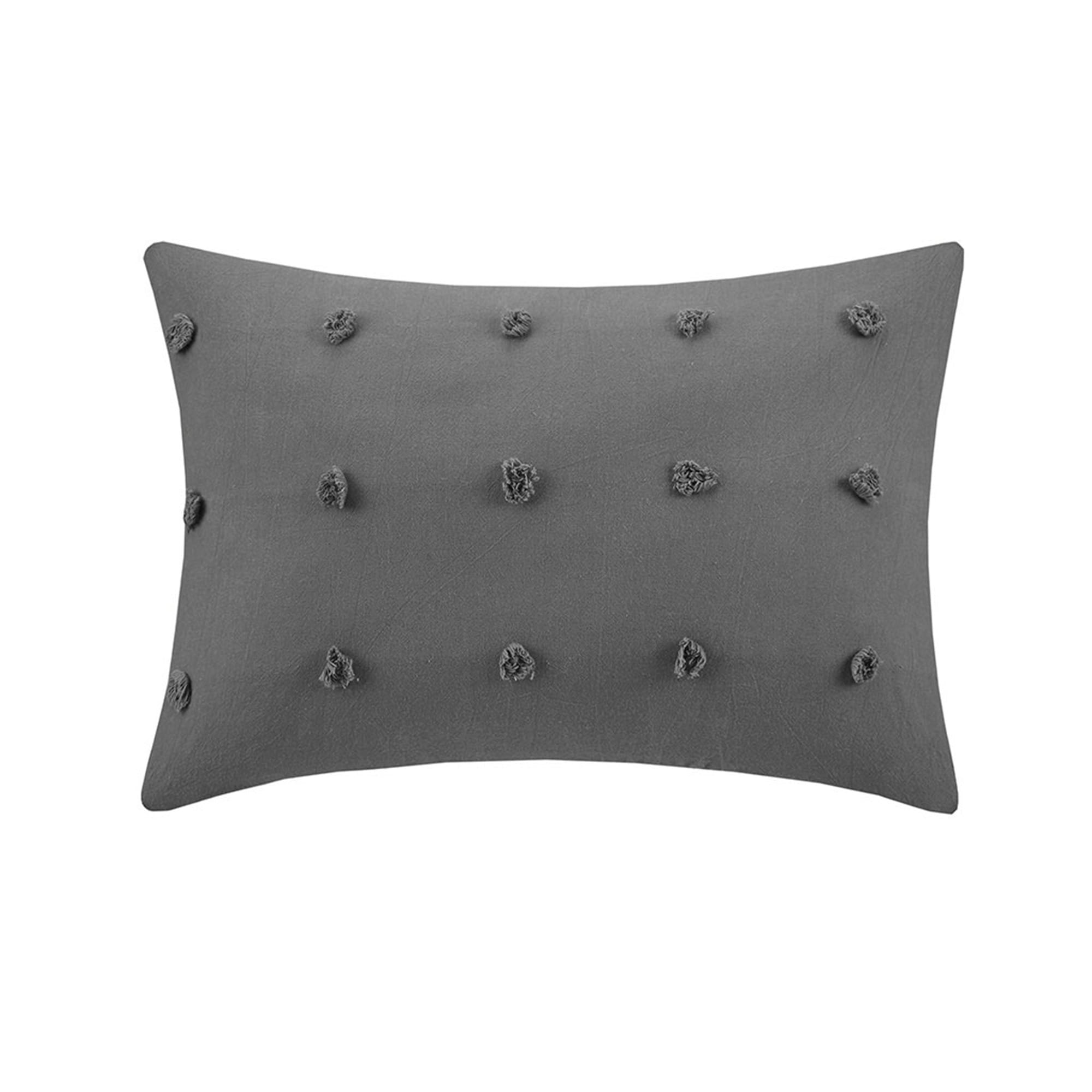 Urban Habitat Maize Cotton Jacquard Pom Pom Pillow