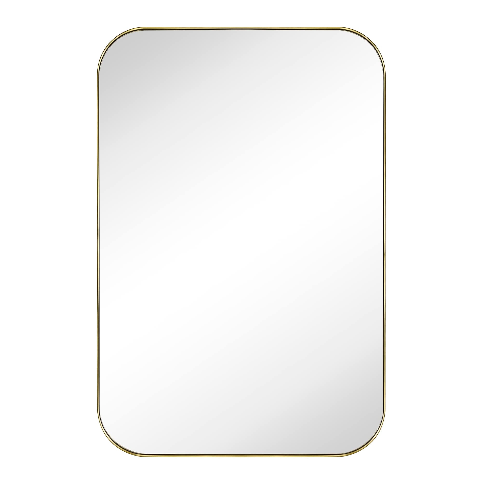 TEHOME Mid-Century Modern Chic Metal Rounded Wall Mirrors