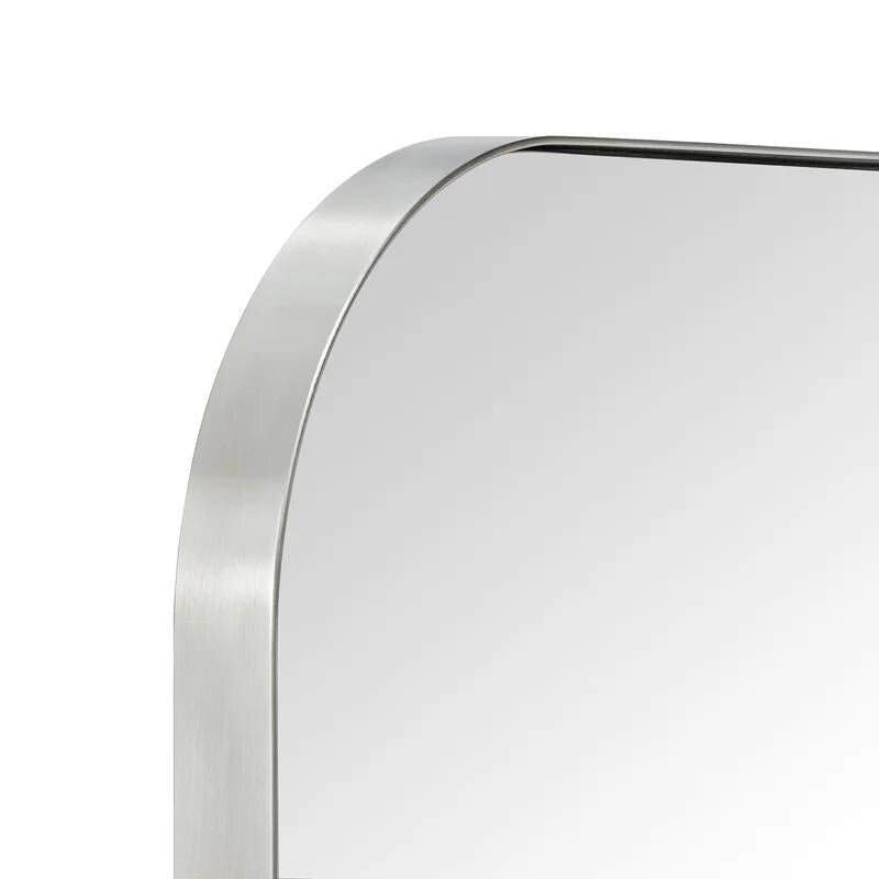 TEHOME Mid-Century Modern Chic Metal Rounded Wall Mirrors