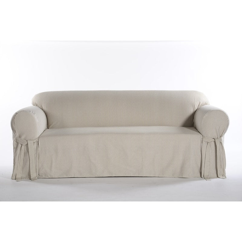 Classic Slipcovers Brushed Twill Sofa Slipcover