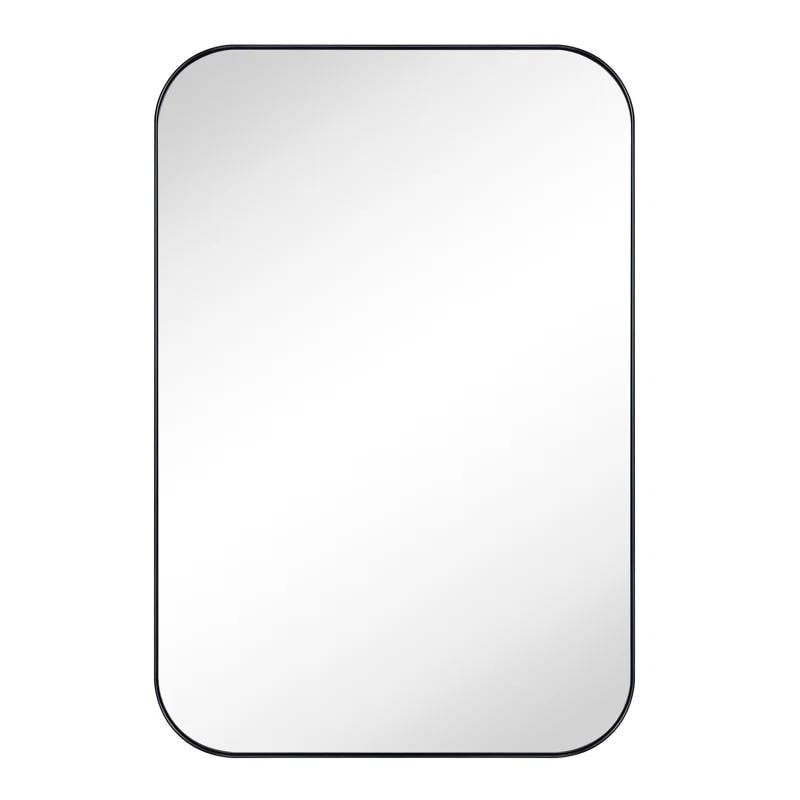 TEHOME Mid-Century Modern Chic Metal Rounded Wall Mirrors