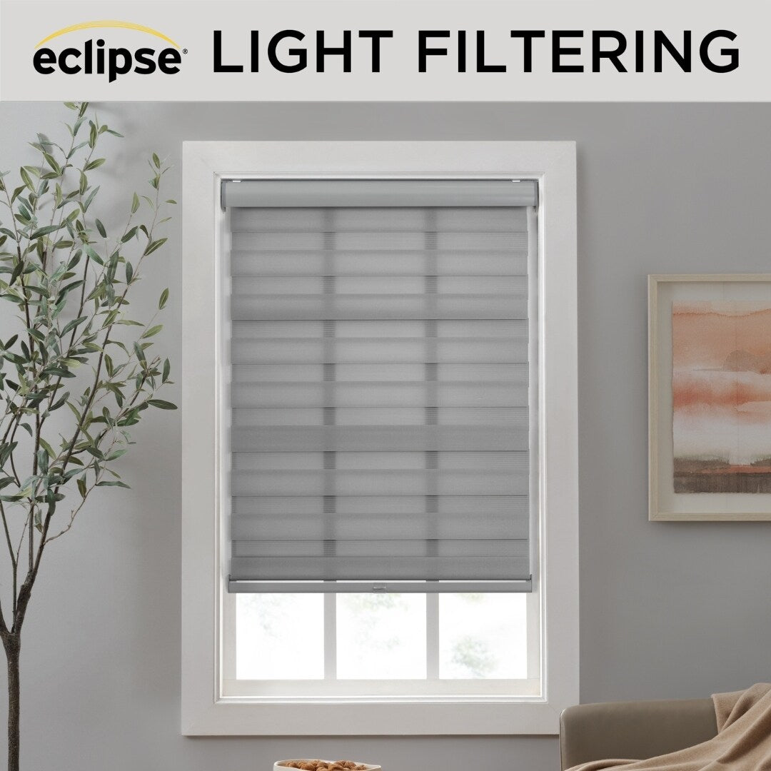 Eclipse Zebra Shades, Cordless Roller Shades, Light Filtering Window Shades