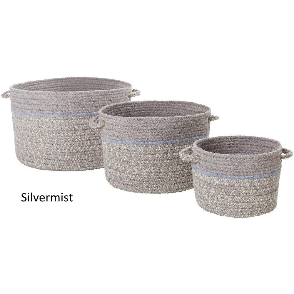 Seaport Wool Blend Storage Basket