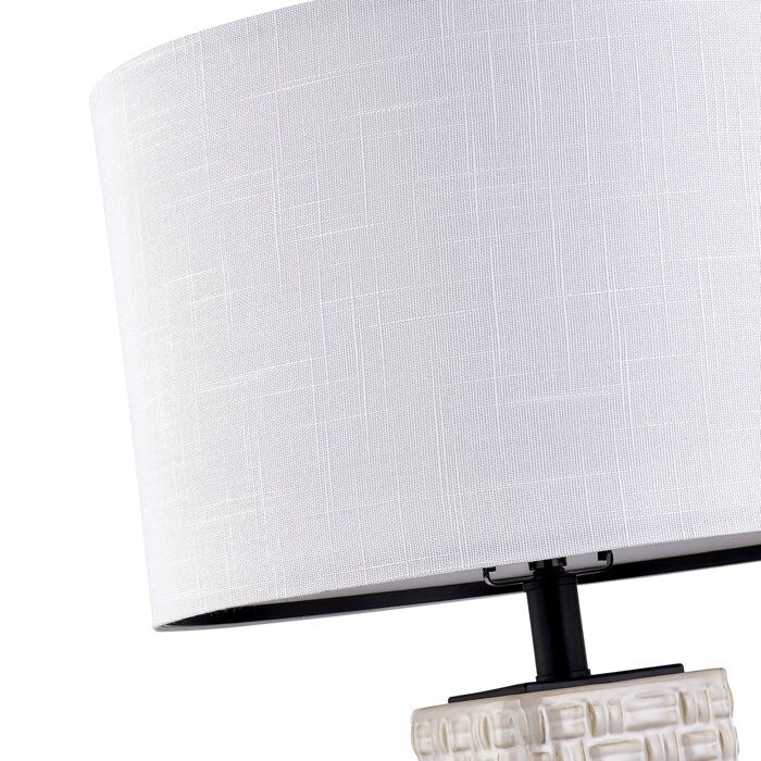 Ceramic USB Table Lamp Set