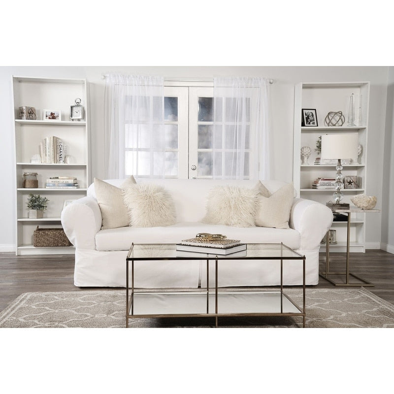 Classic Slipcovers 2-piece Twill Sofa Slipcover