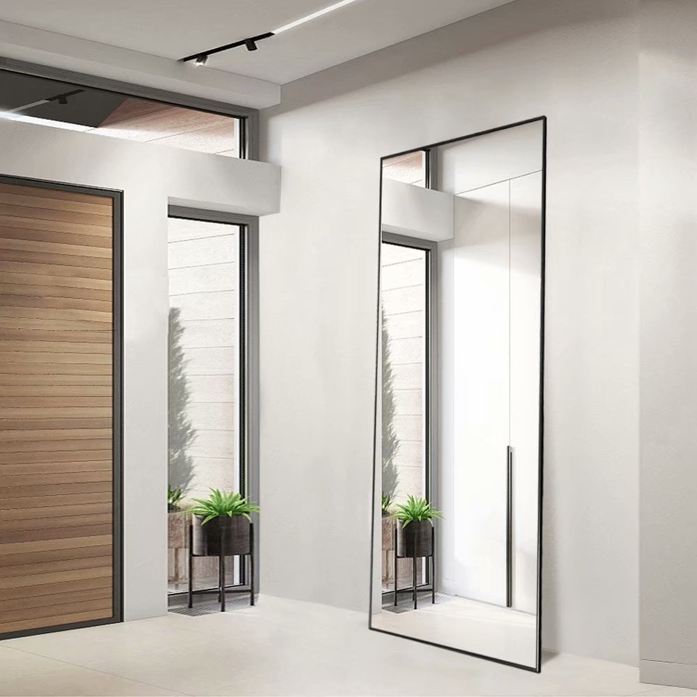 Aluminum Alloy Full Length Floor Mirror