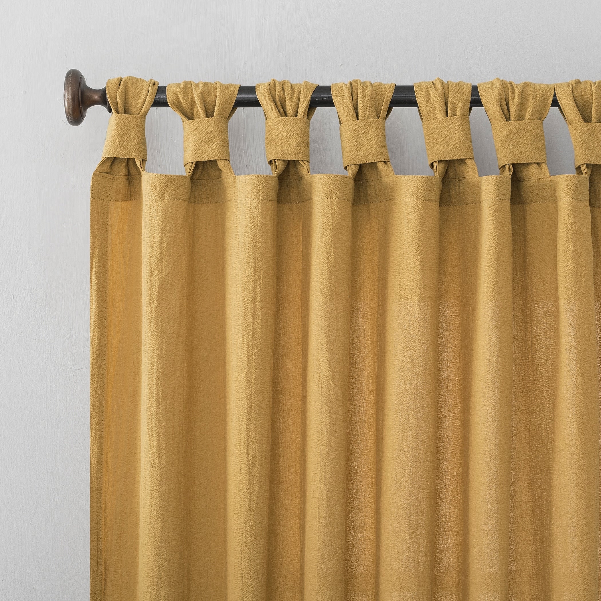 Archaeo Washed Cotton Twist Tab Curtain, Single Panel