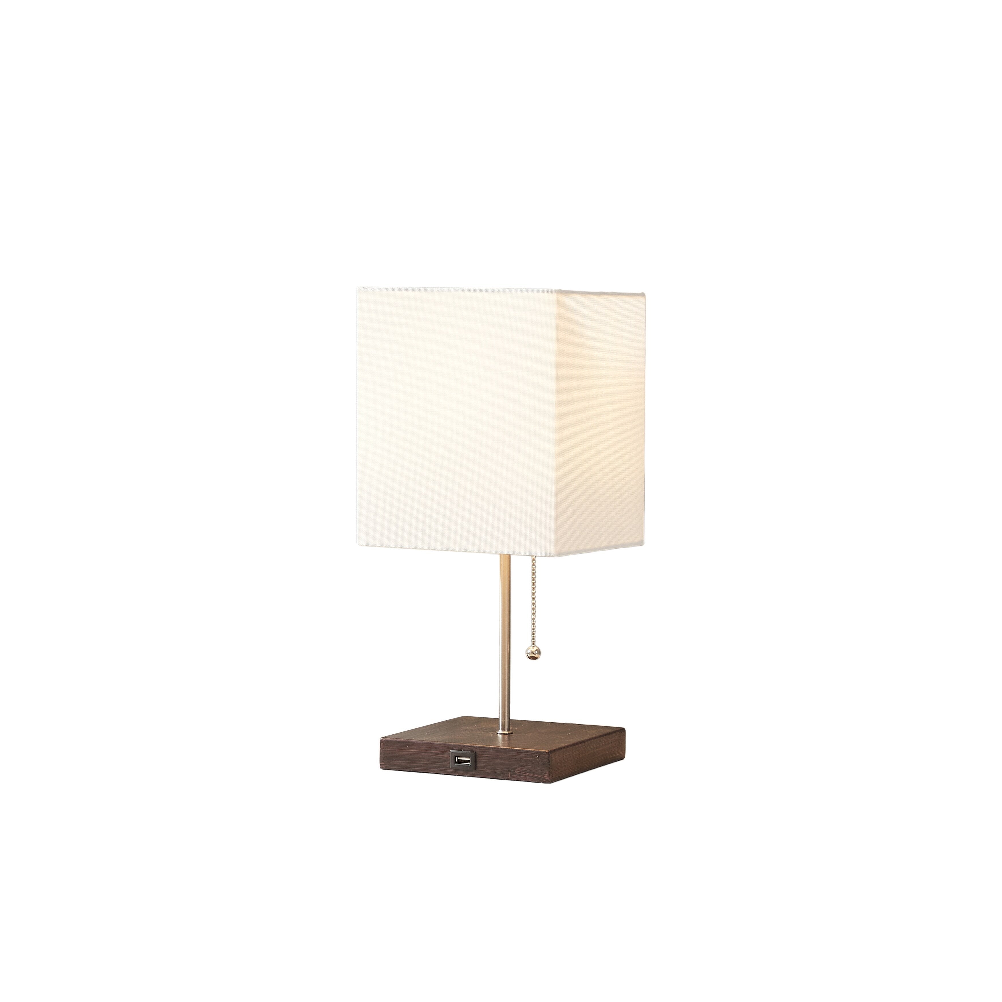 Hutchinson Set of 2 Metal Table Lamps with USB Ports