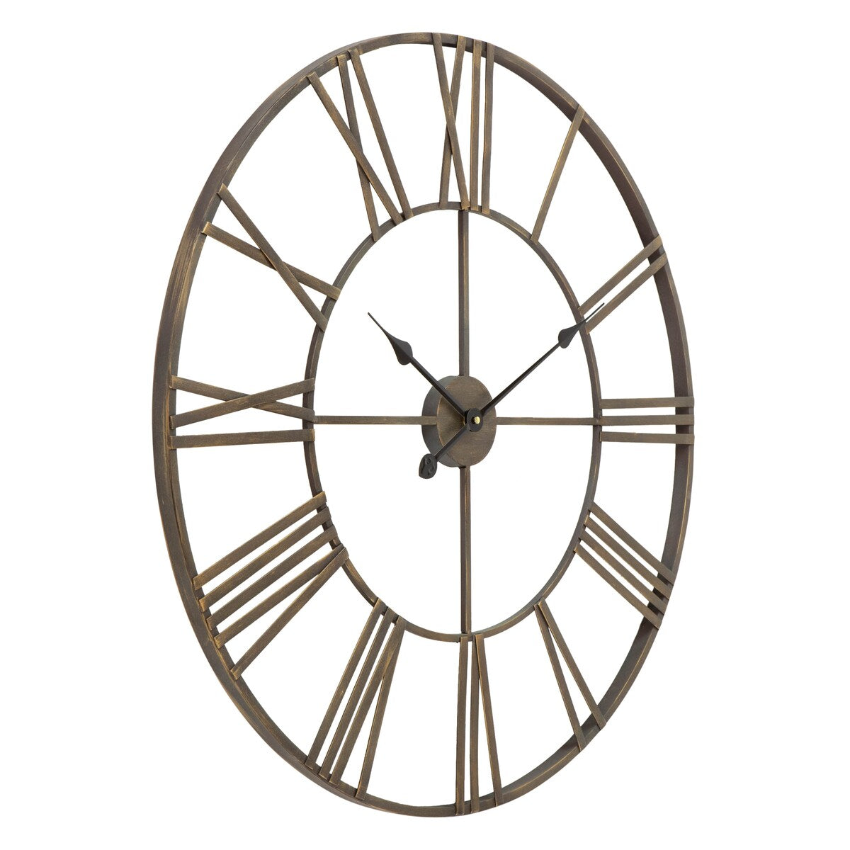 Solange Round Metal Wall Clock